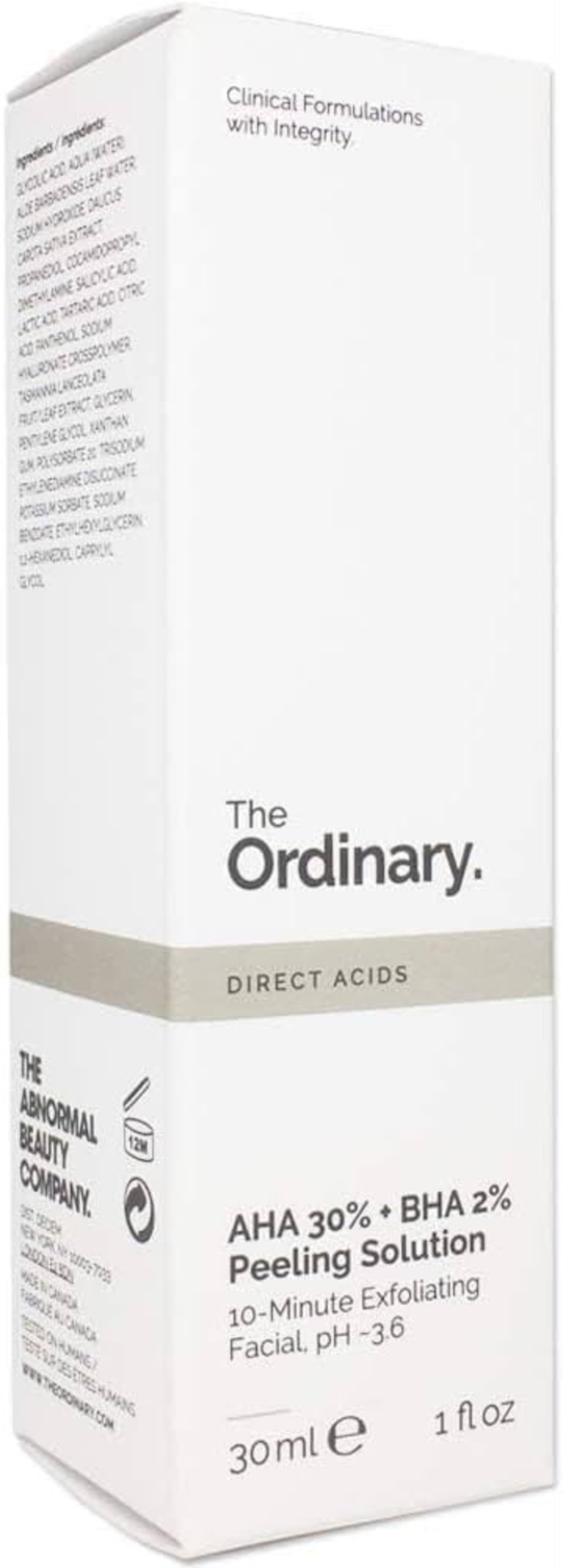 The Ordinary AHA 30% + BHA 2%