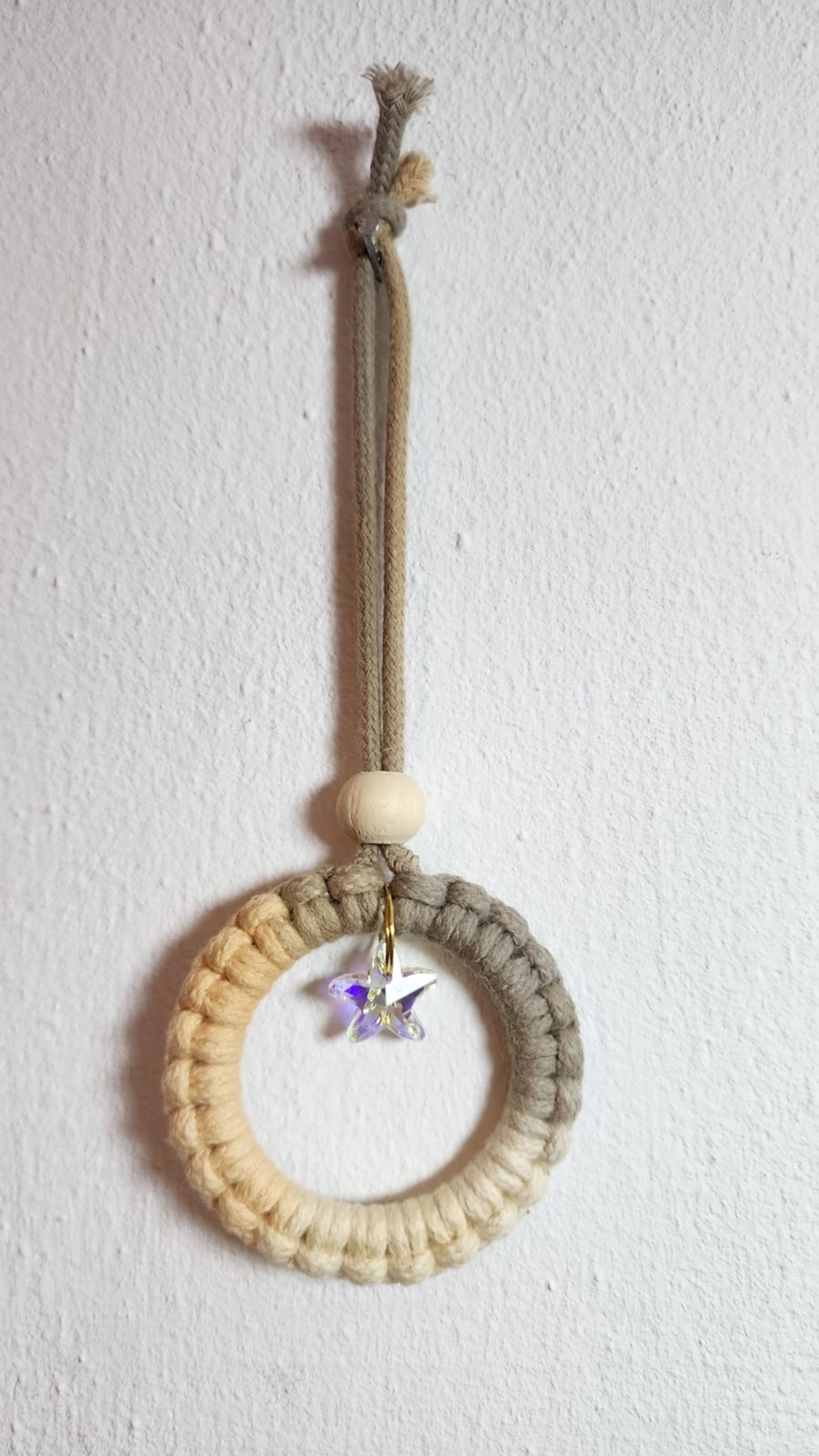 קמע מקרמה עם קריסטל