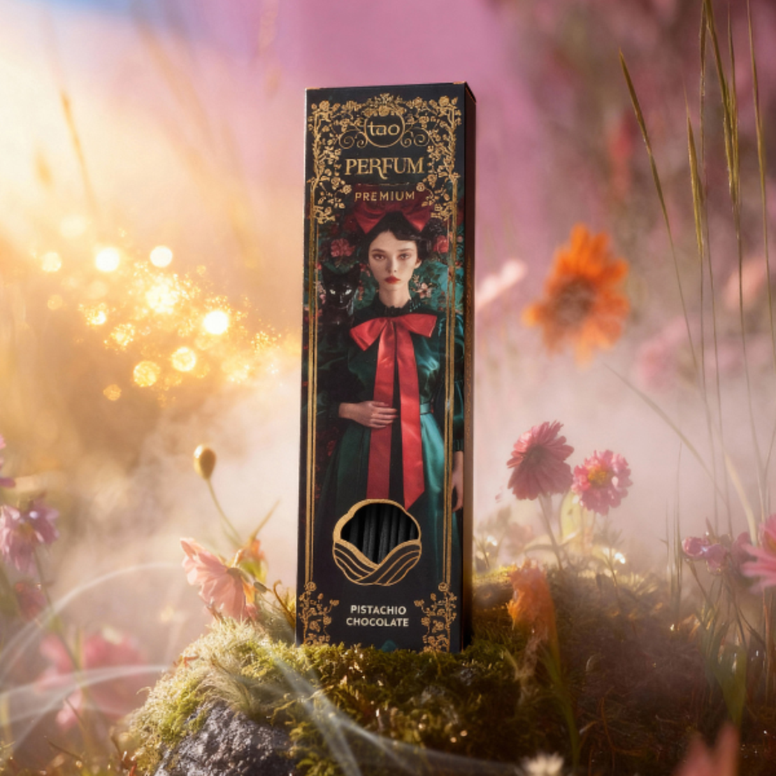 קטורת בושם טבעית Pistachio Chocolat ניחוח מתוק עשיר וחמים Sagrada Madre