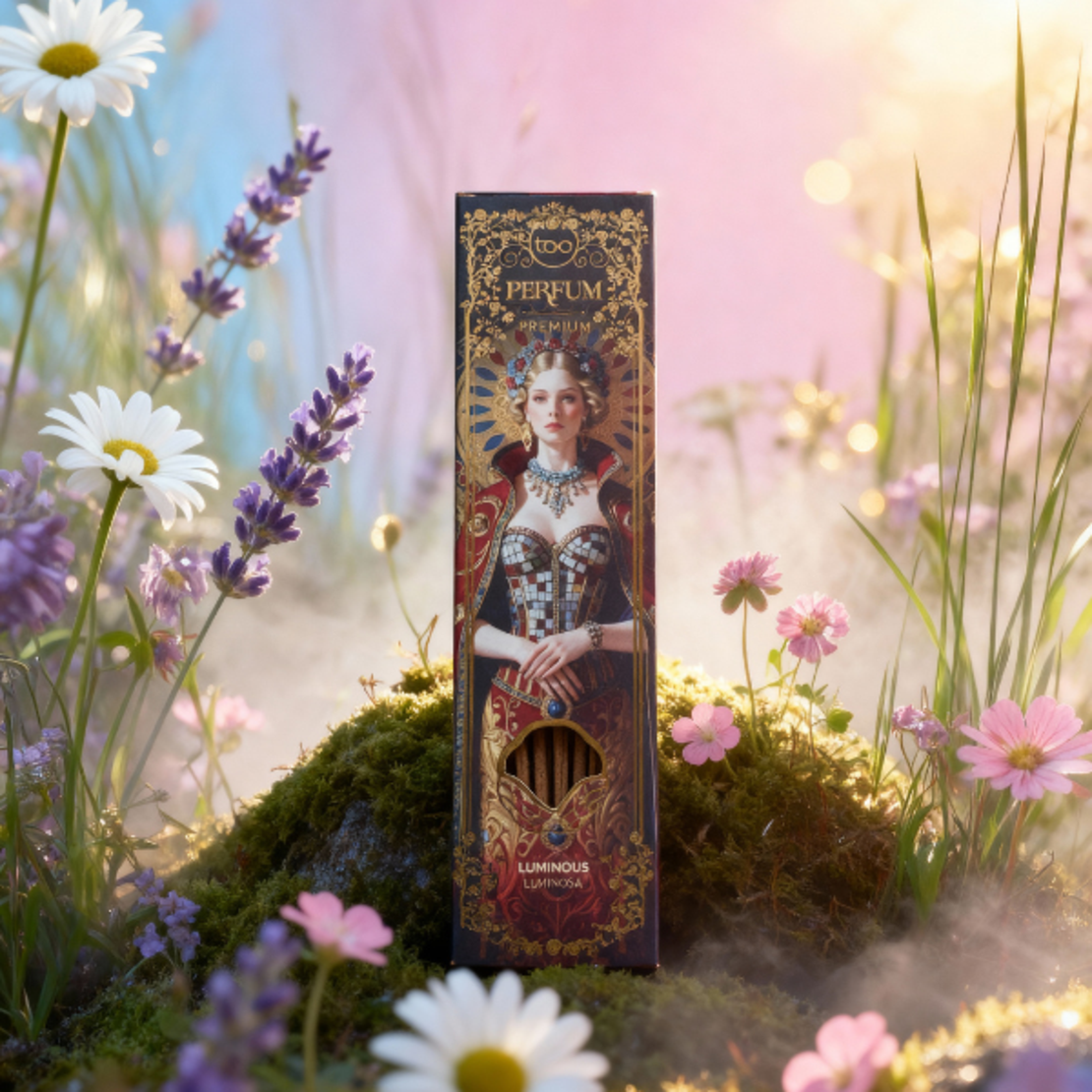 קטורת בושם טבעית Luminous ניחוח נקי מאיר ובהיר Sagrada Madre