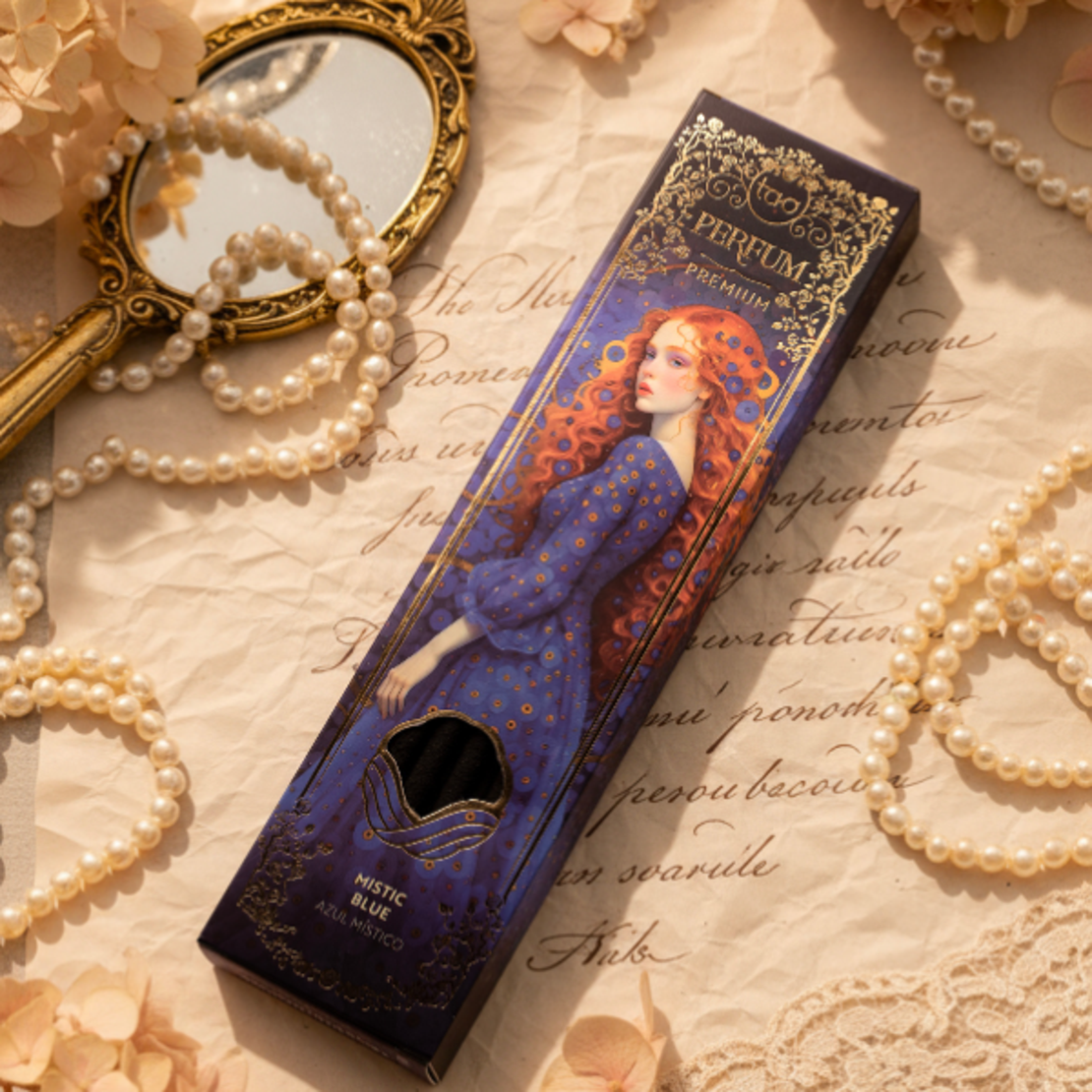 קטורת בושם טבעית Mystic Blue ניחוח עמוק מרגיע ושקט Sagrada Madre