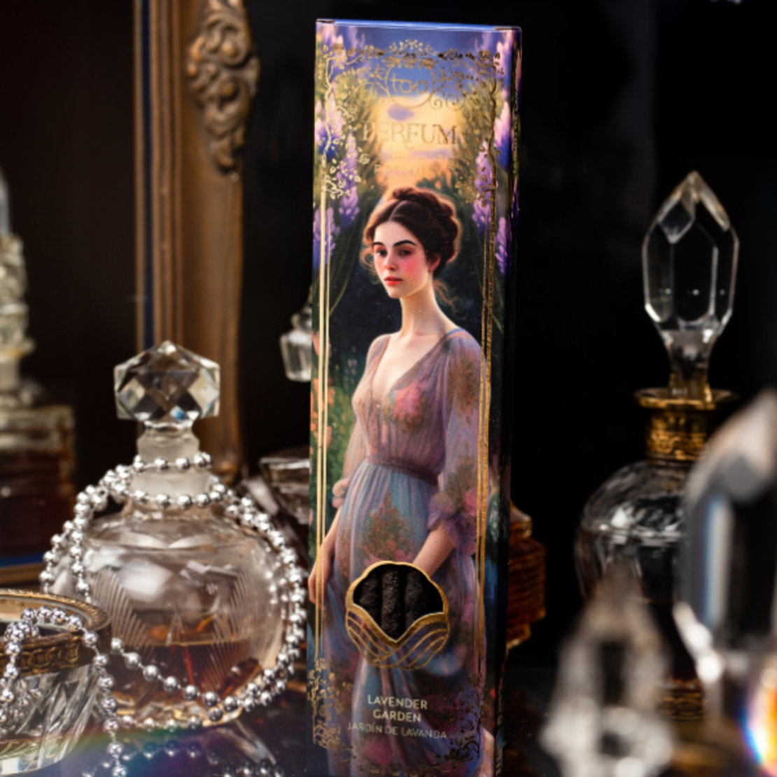 קטורת בושם טבעית לבנדר ניחוח פרחוני עמוק ועמיד Sagrada Madre