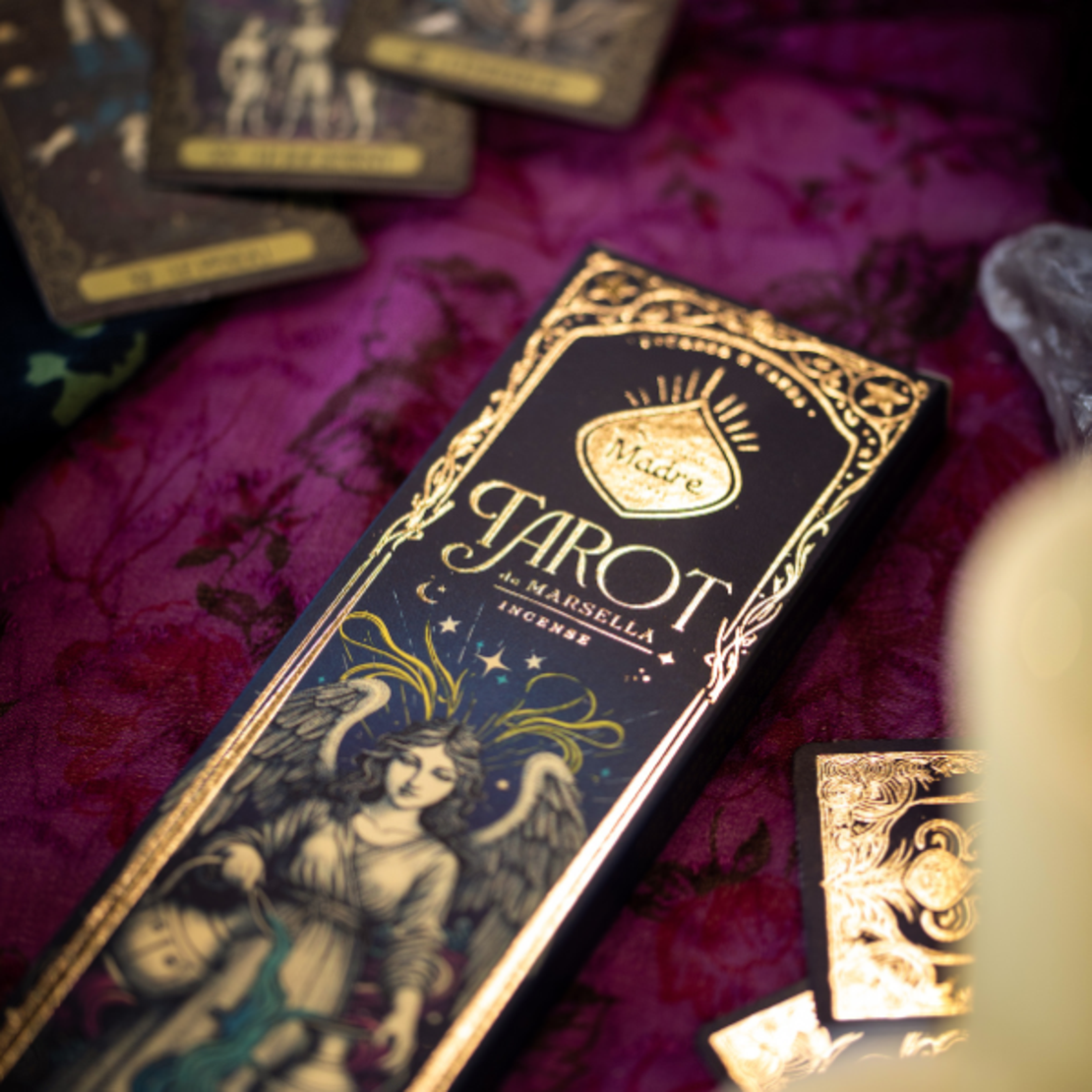 קטורת טבעית טארוט פלפל ורוד לבונה Tarot Pink Pepper Frankincense טארוט מרסיי התחדשות וטיהור Sagrada Madre