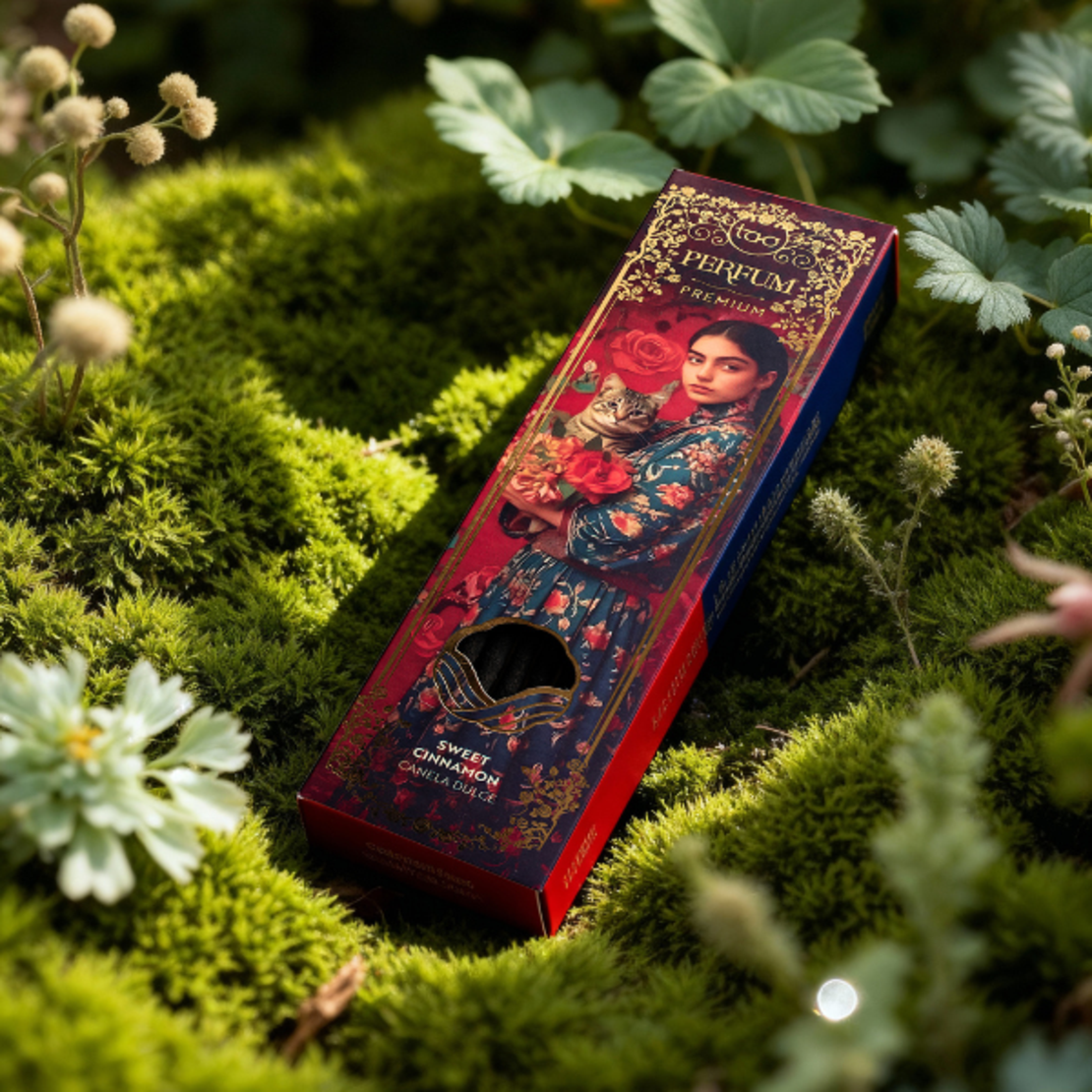 קטורת בושם טבעית קינמון מתוק חמימות ועונג Sagrada Madre