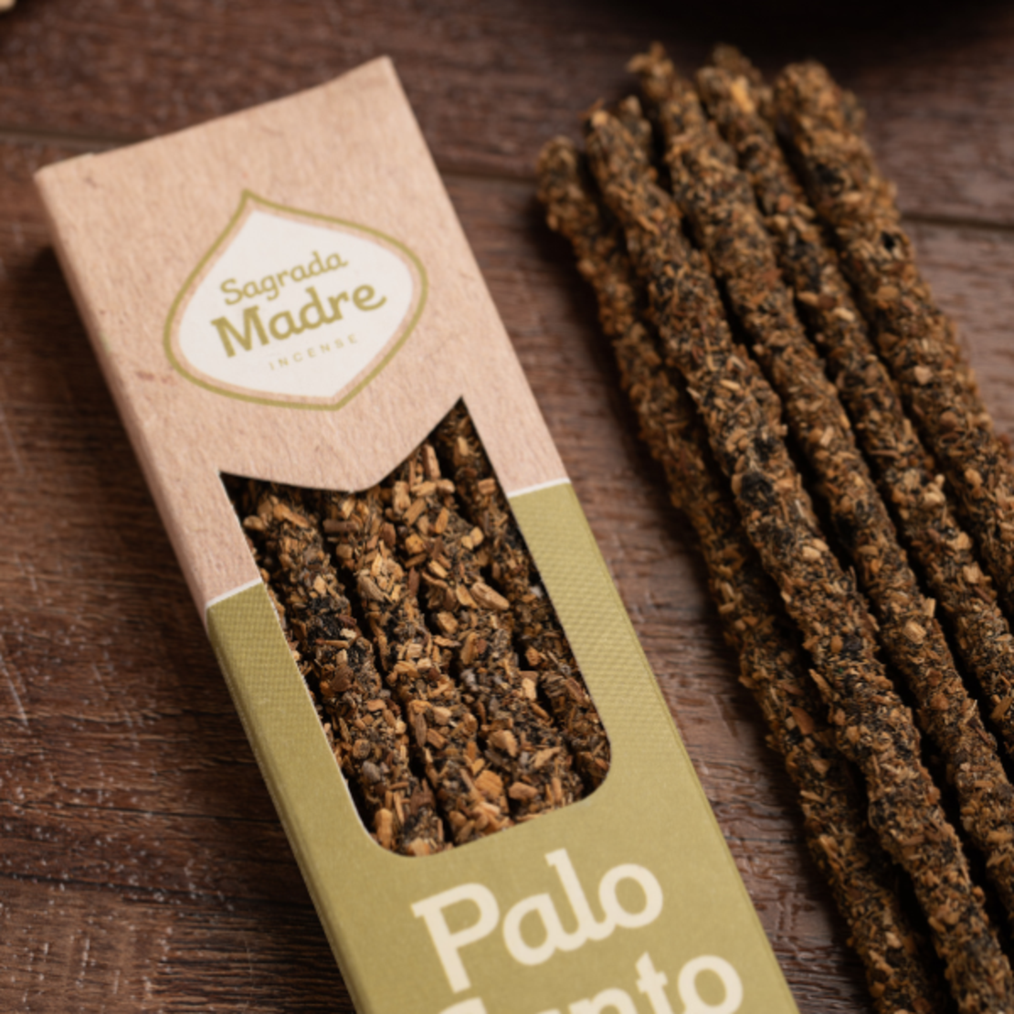 קטורת מקל טבעית פאלו סנטו מרווה טיהור ריפוי והגנה Sagrada Madre