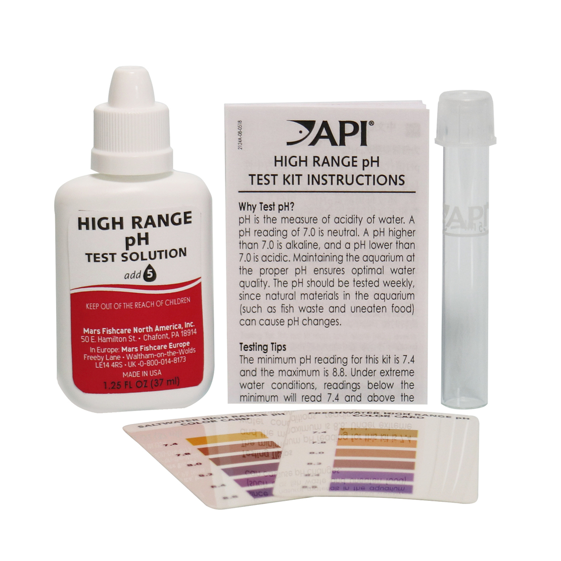 אי.פי.איי ערכת בדיקה פי אץ' גבוה - API High pH test kit