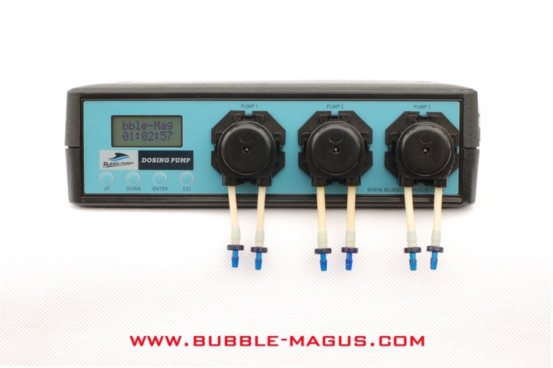 משאבת מינון באבל מגוס 3 ראשים + בקר - Bubble Magus Dosing Pump 3 head + controller