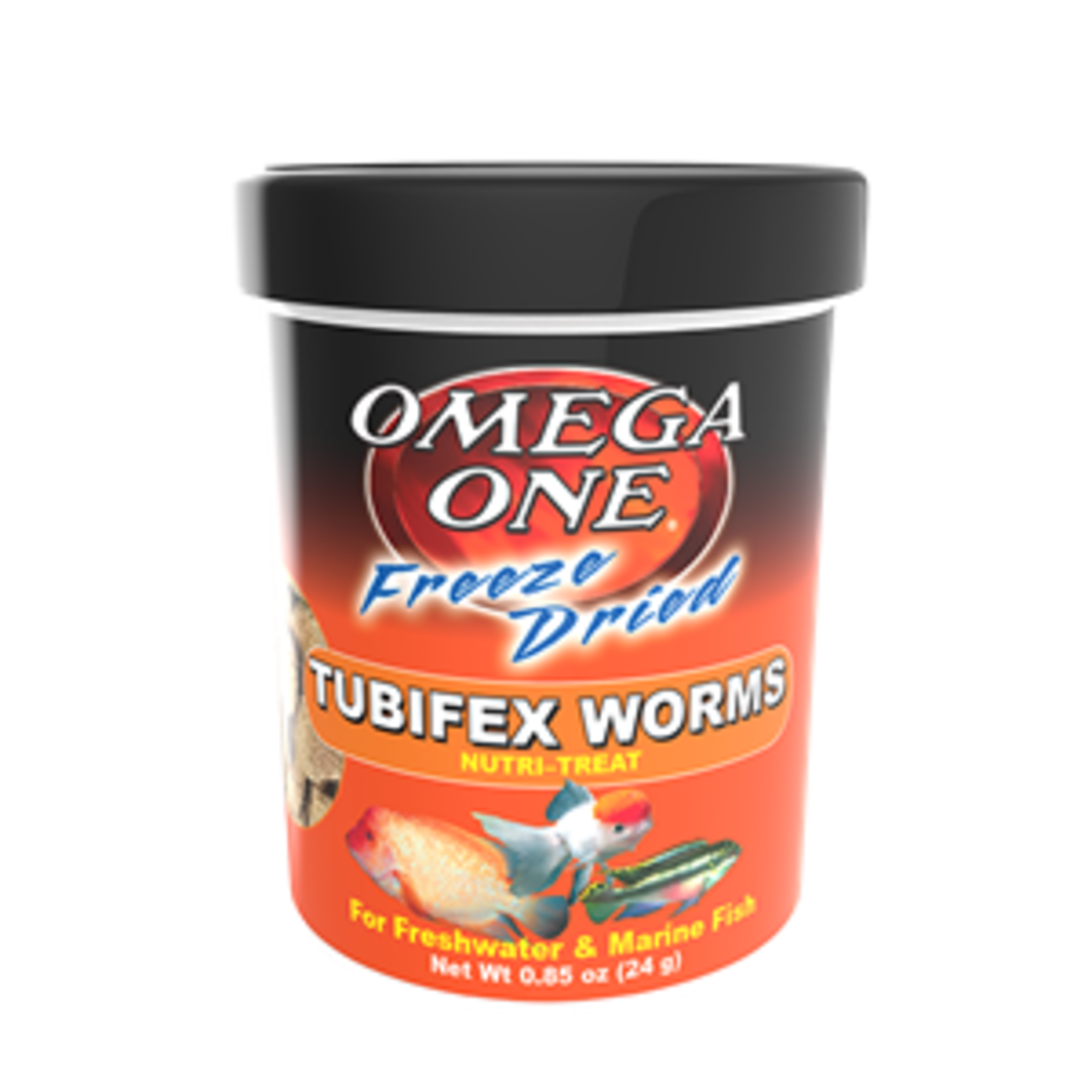 תולעי טוביפקס 24 גרם אומגה וואן - Omega One Tubifex worms 24g