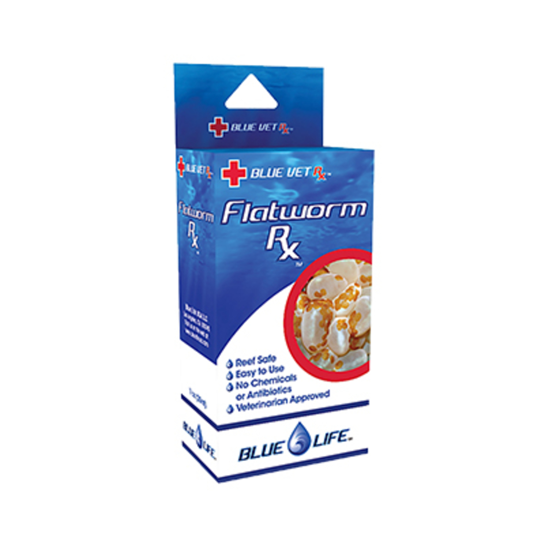 תכשיר לתולעים שטוחות פלאט וורמס RX בלו לייף - BLUE LIFE Flatworm RX