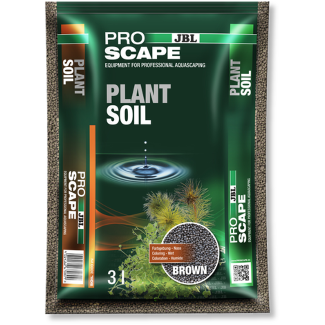 מצע לצמחיה JBL פרוסקייפ חום 3 ליטר - JBL PROSCAPE PLANT SOIL BROWN