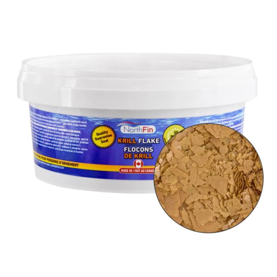 מזון דגים דפים קריל פלייקס נורת' פין 65 גרם - Northfin Krill Flakes 65G
