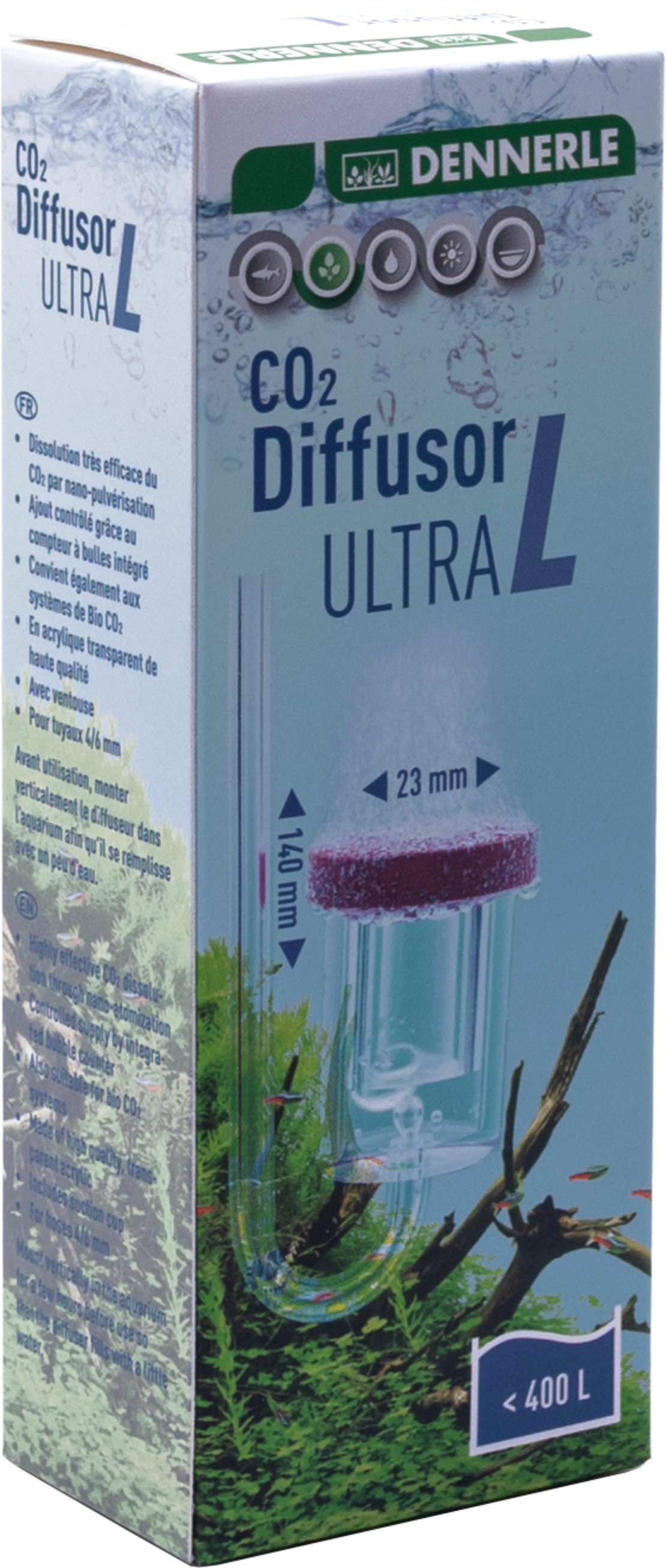 דיפיוזר CO2 אולטרה גדול דנרלי - DENNERLE Ultra CO2 diffuser large