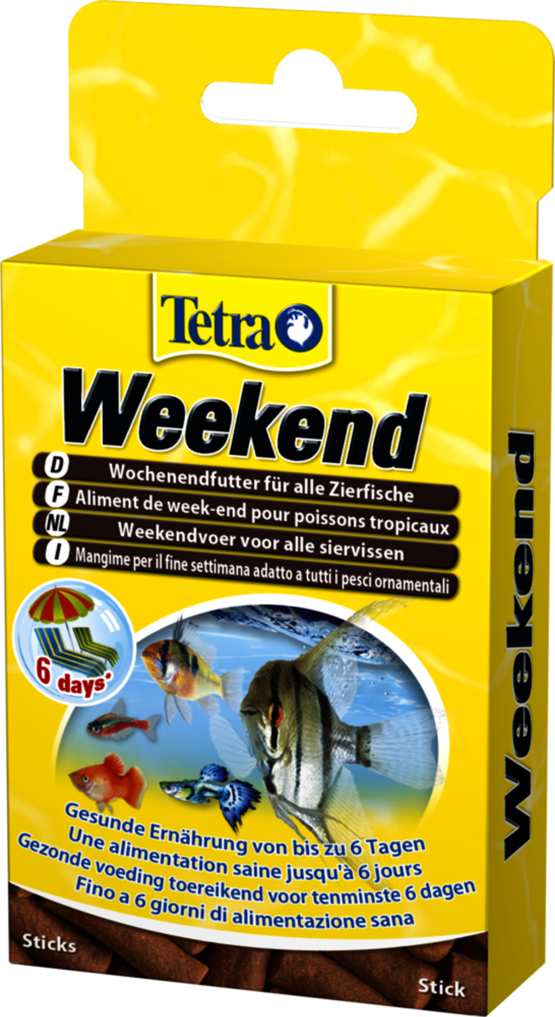 טטרה וויקנד מזון חופשה 20 מקלות - Tetra Weekend 20 Sticks