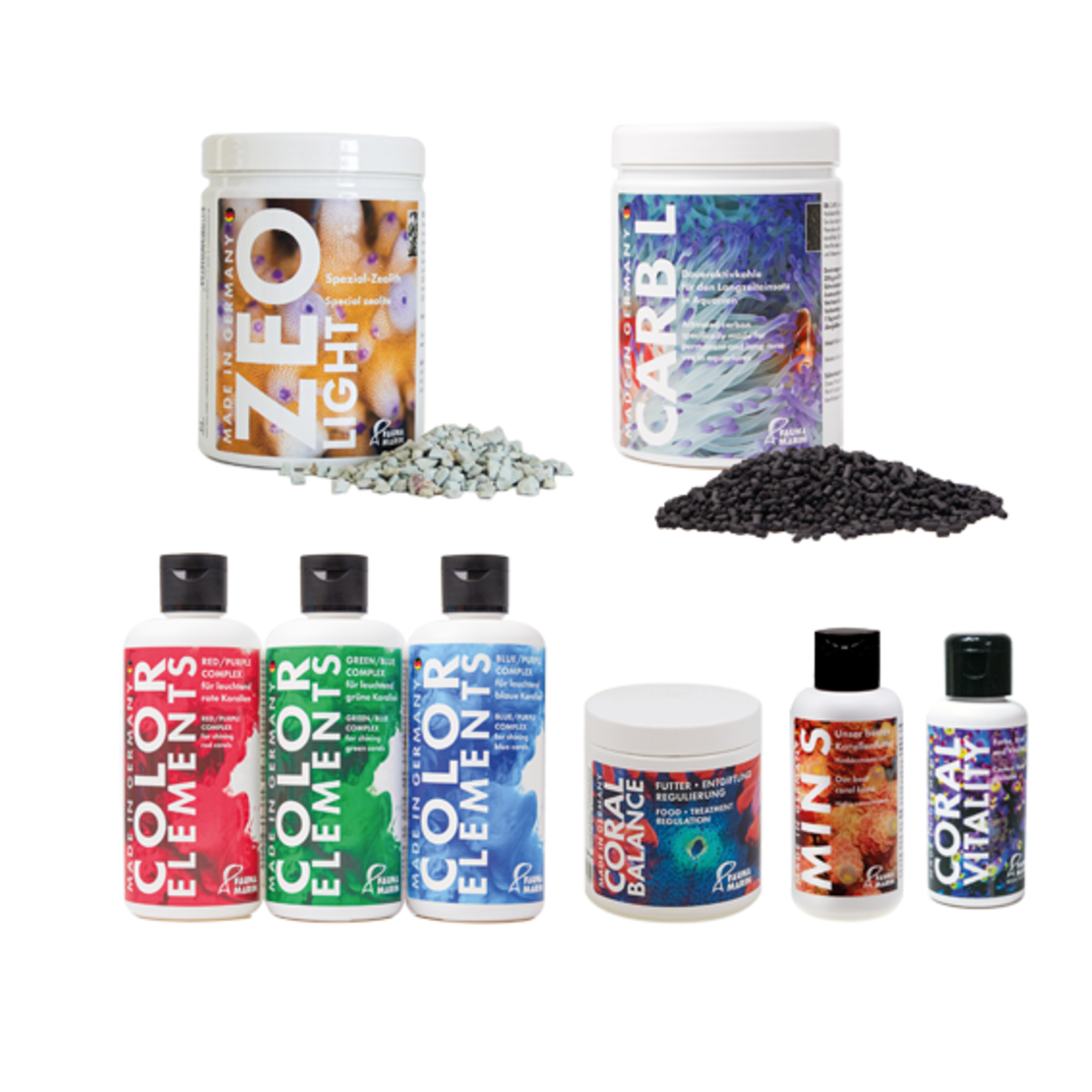 זיאולייט סט פאונה מארין לשיטת זאו-לייט -  Fauna Marin ZEO LIGHT SET ZEOLITH Starter Kit