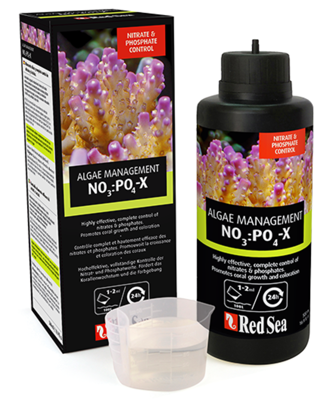 נופוקס רד סי 1 ליטר Red Sea NO3: PO4-X (NOPOX)