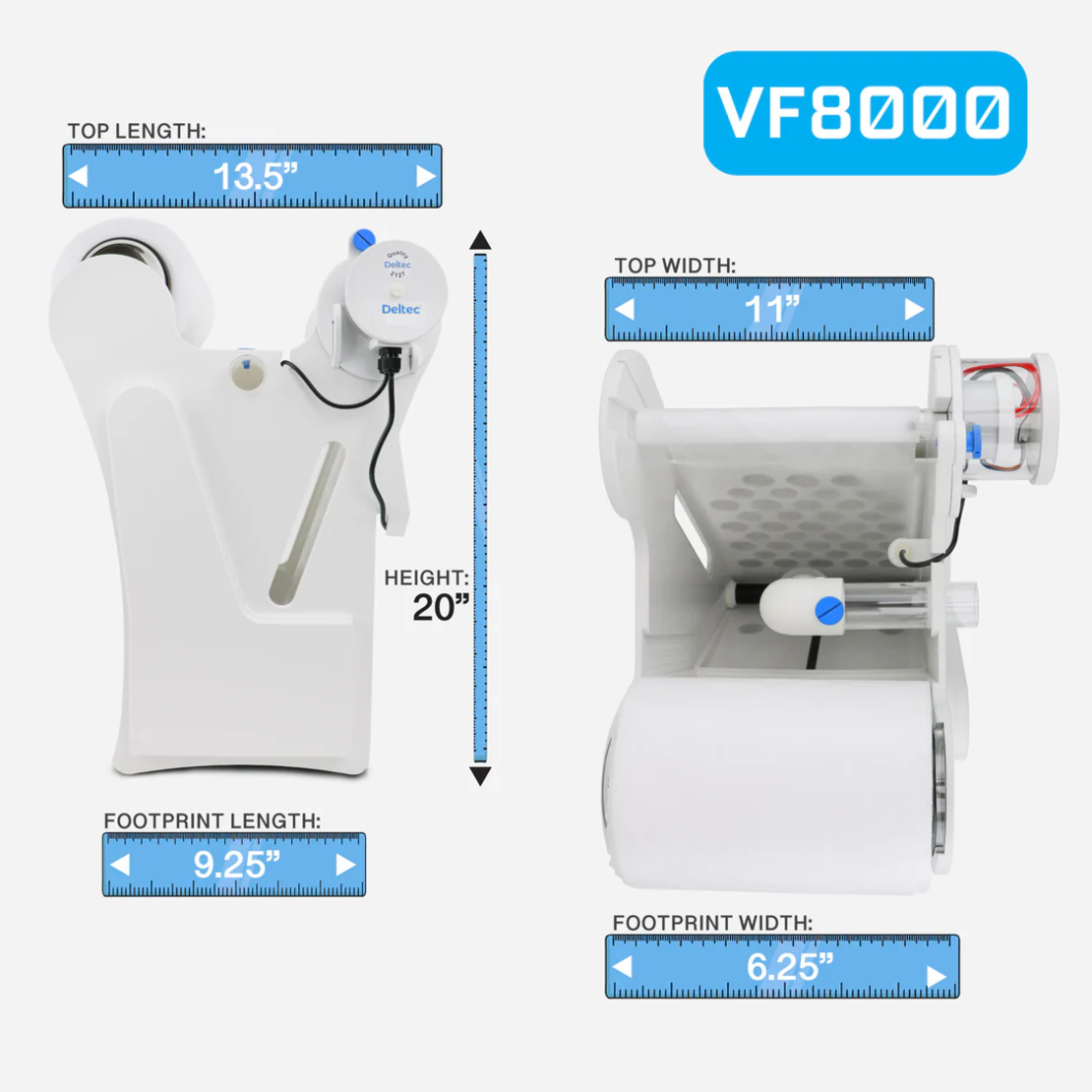 רולרמט פרלון אוטומטי דלתק 8000 - Deltek VF8000 Automatic Fleece Filter