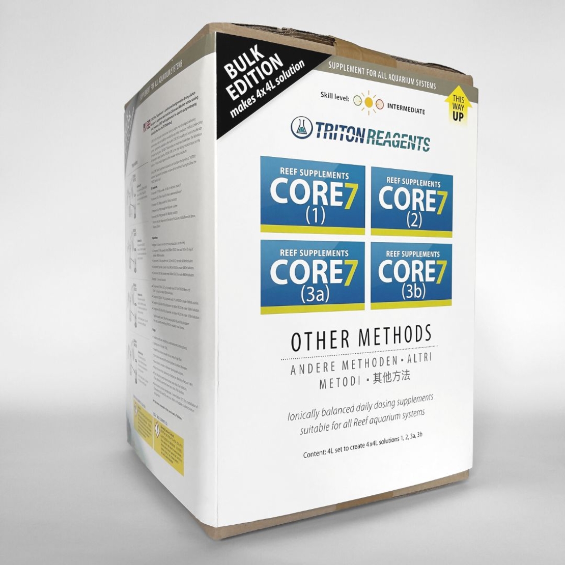 טריטון קור 7 ריף אלמנטס 4*4ליטר תוספים לריף - TRITON Method Reef Elements Core 7 4*4L
