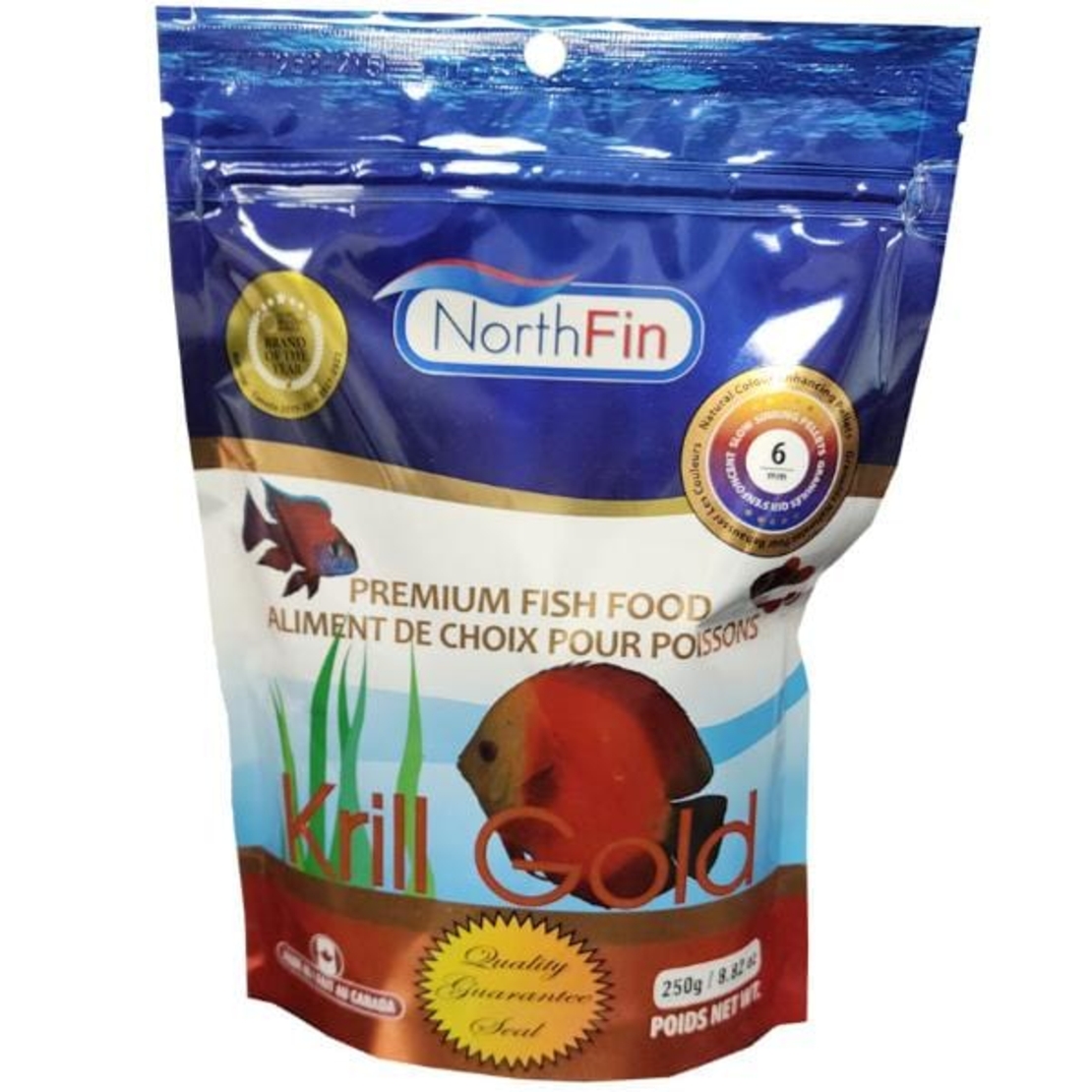 מזון דגים גרגירים קריל גולד נורת' פין 6 מ