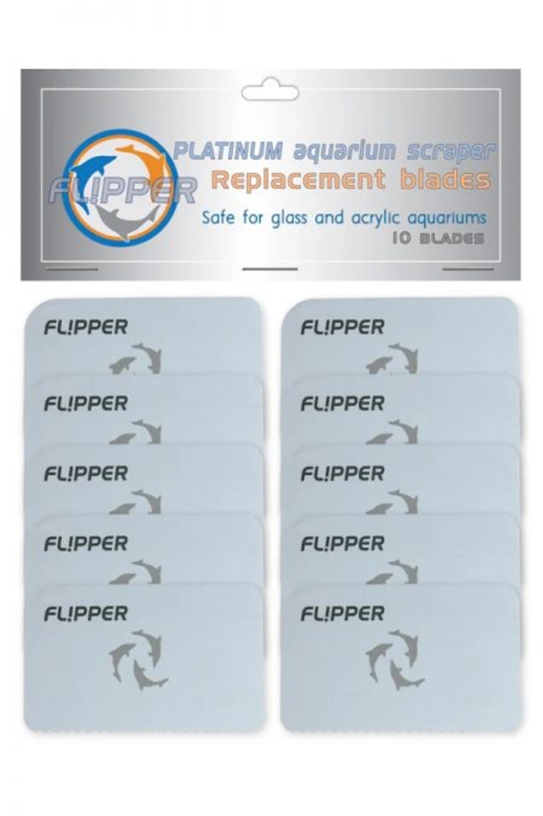 פליפר סקרפר 10 כרטיסים חלופיים - Platinum Scraper Replacement Cards 10pk