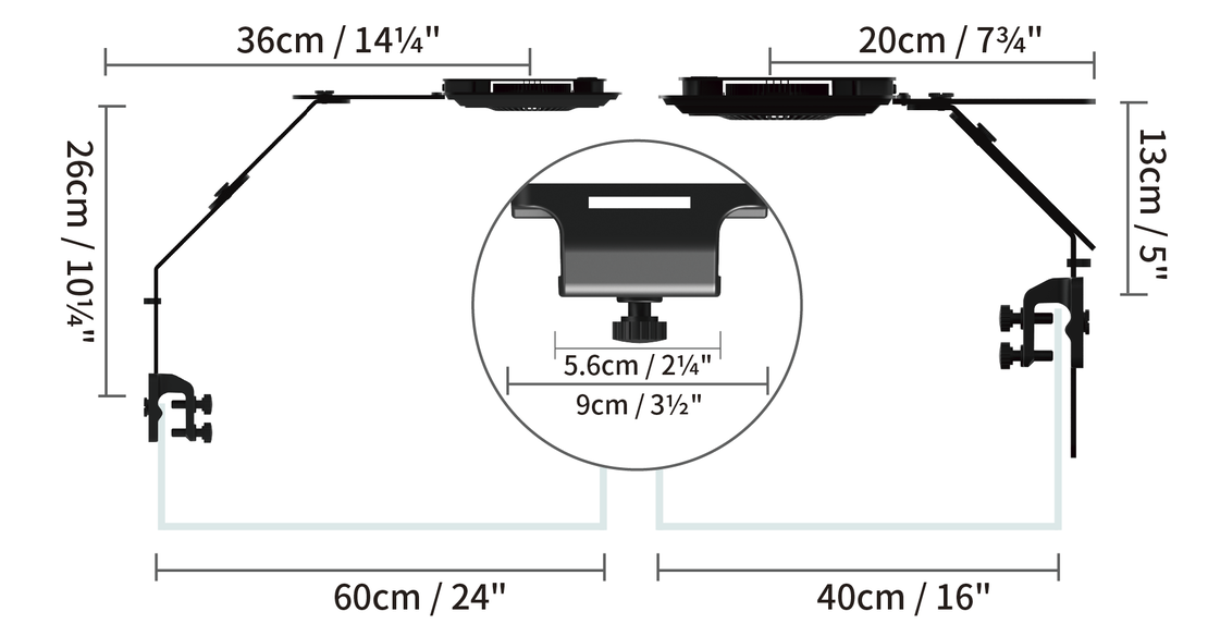 תאורת לד MJ L165 מקספקט - Maxspect LED MJ L165