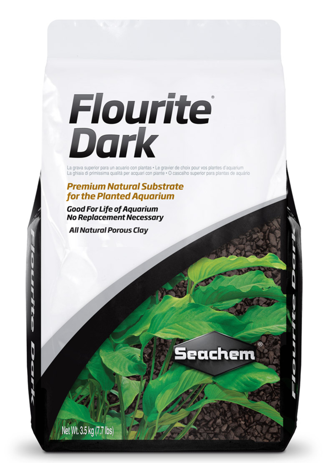 מצע חול כהה 7 ק”ג סיכם - Seachem Flourite Dark Substrate 7kg