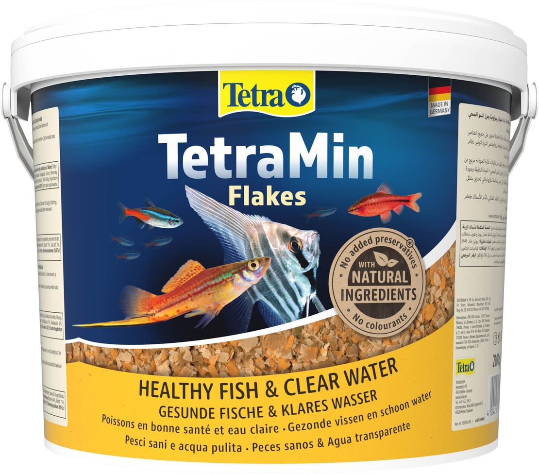 טטרה טטרמין דפים 10 ליטר - TetraMin Flakes 10L