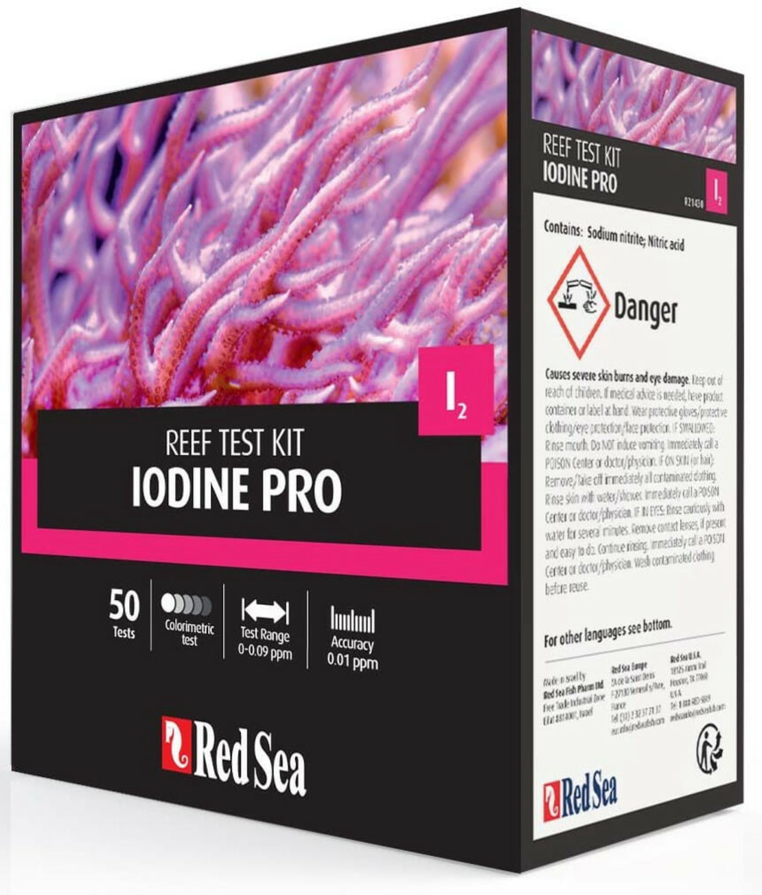 רד סי בדיקת יוד  - IODINE PRO REEF TEST KIT