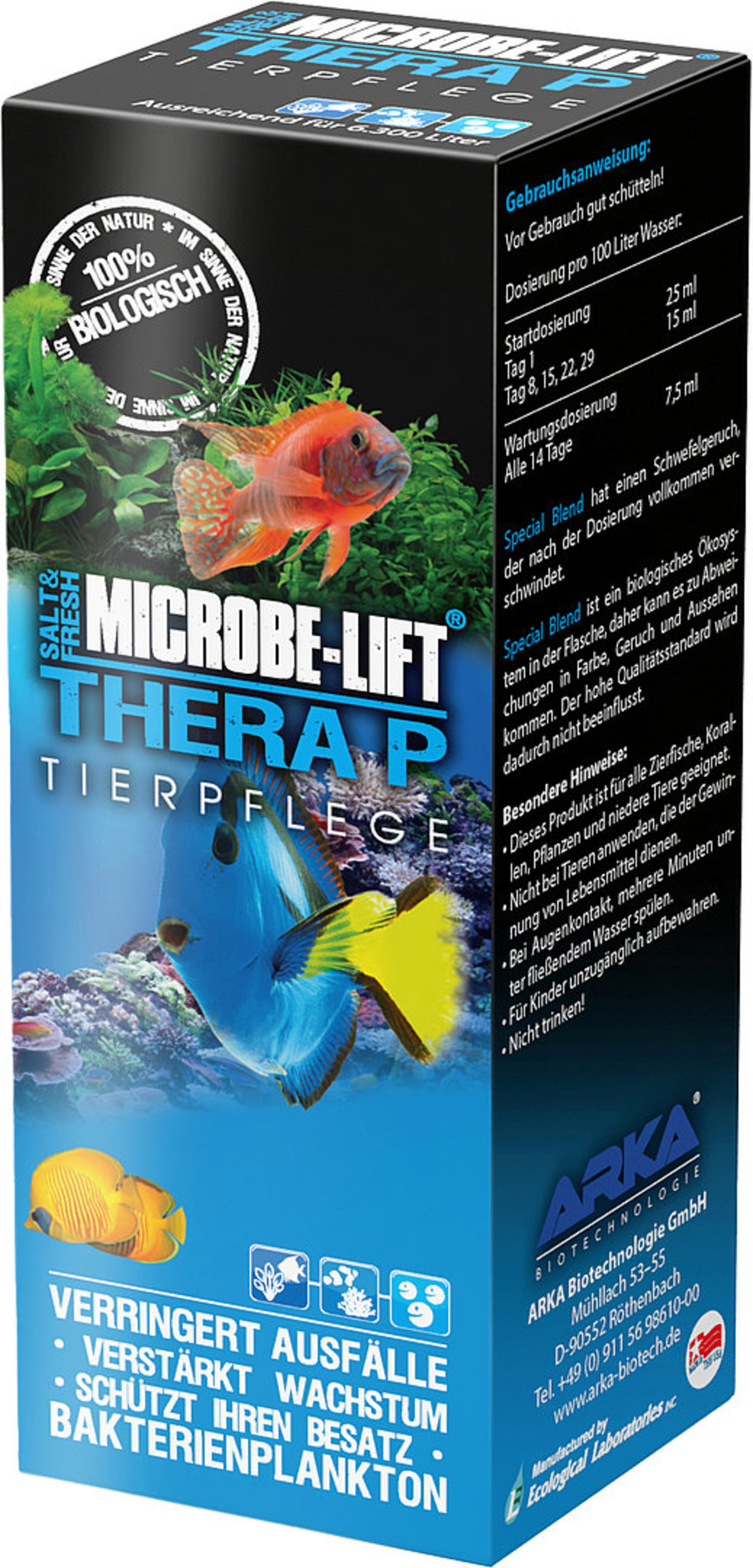 טרה פי שיפור איכות מים לדגים מיקרוב ליפט - MICROBE-LIFT Thera P
