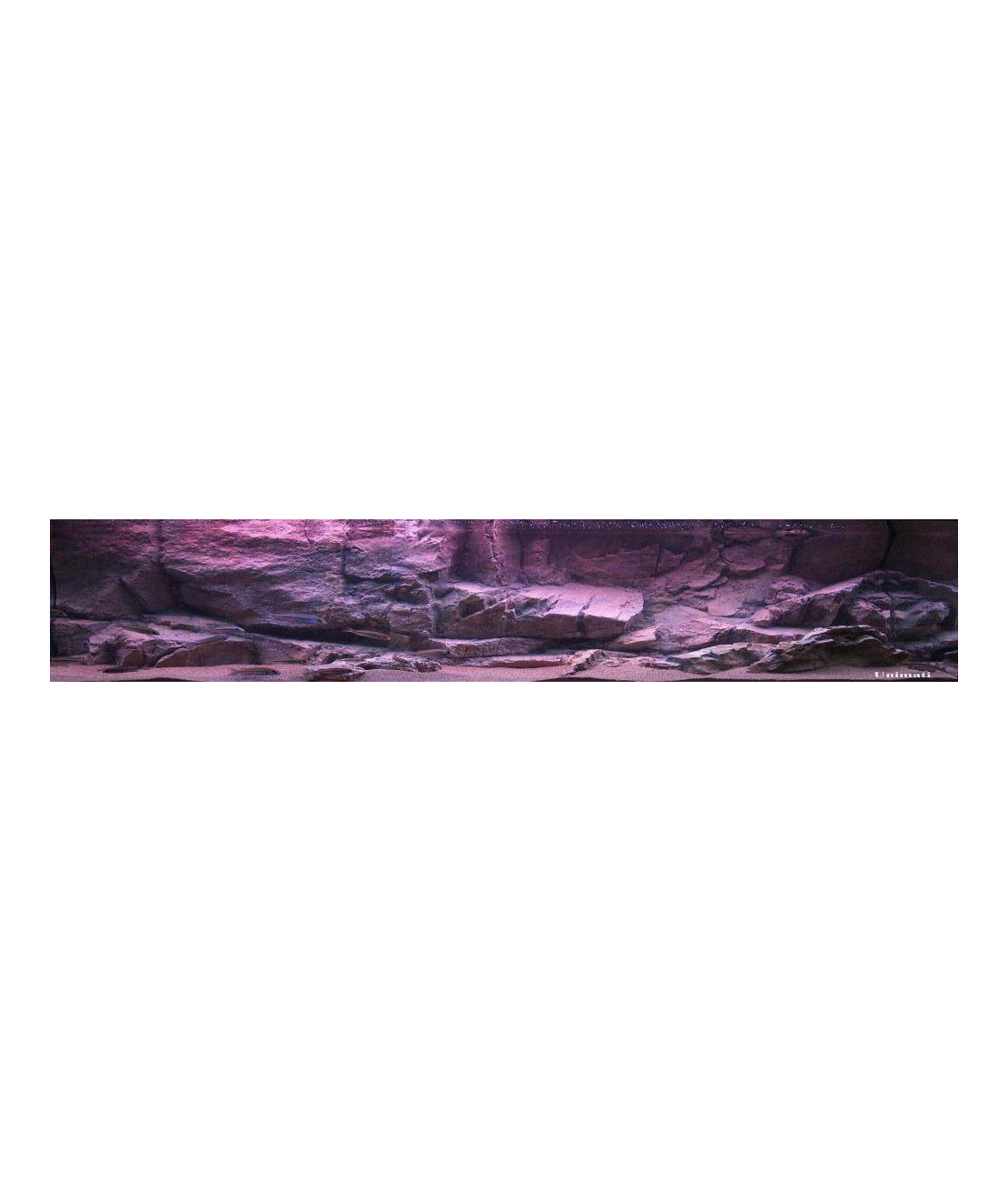רקע תלת מימד סלעי דגם קיסאר 148X58 אקווריסטיק - Aquarium Rocky 3D background Model Caesar