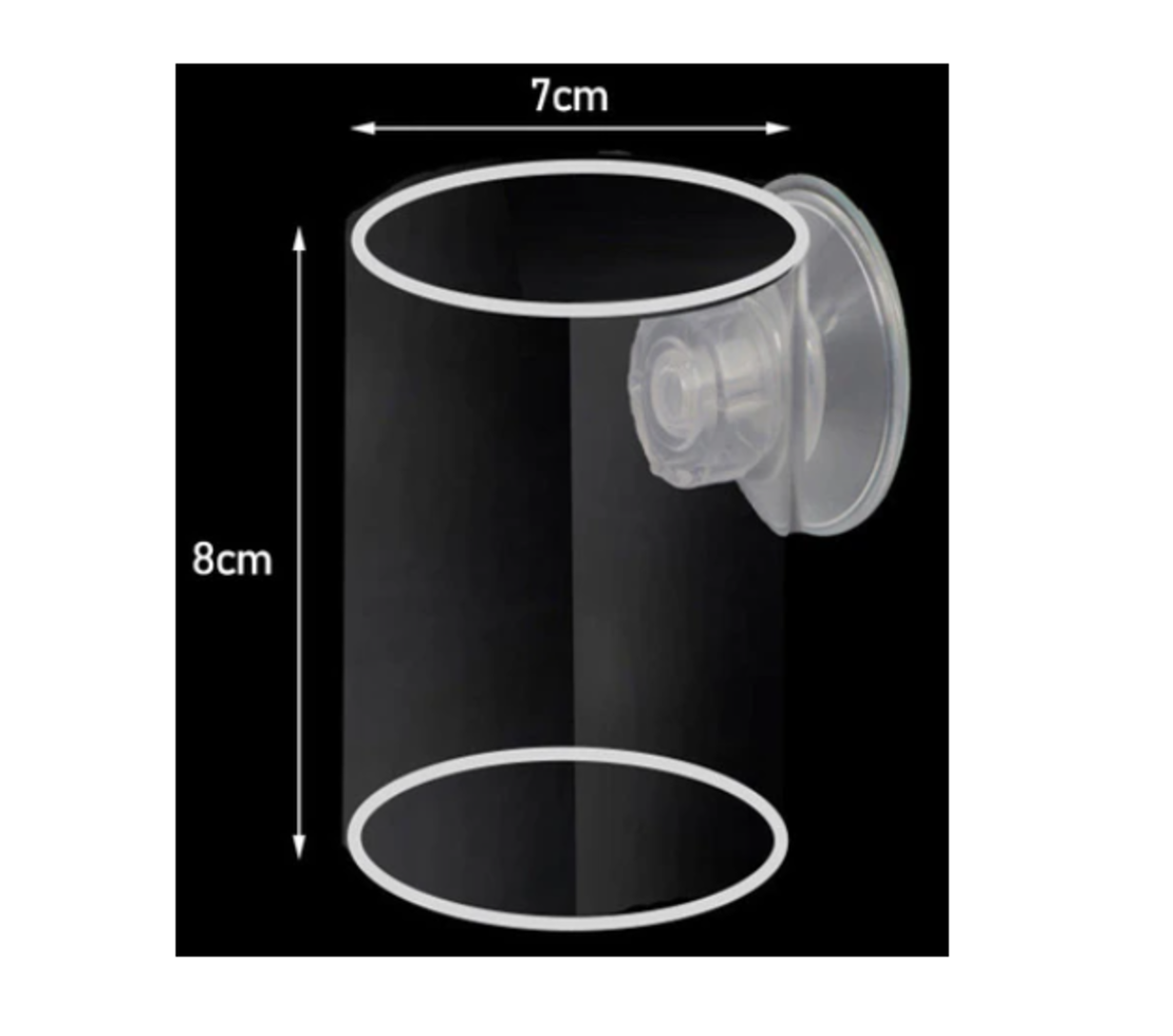 שרוול האכלה למניעת גלישת מזון צף לאוברפלו - Feeding Sleeve to avoid Fish Food Overflowing