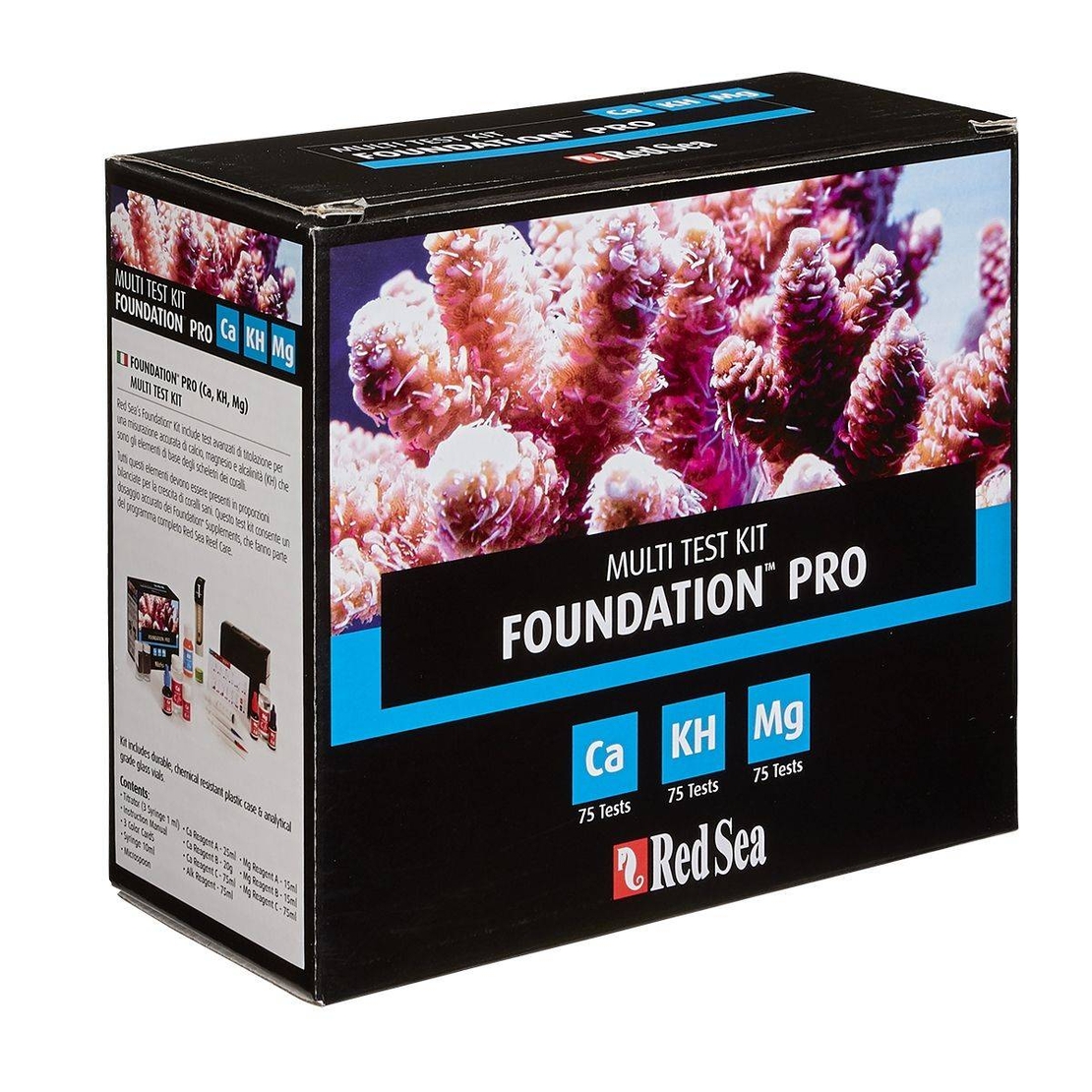 ערכת בדיקות מים משולש רד סי - RED SEA Foundation Pro Multi test kit