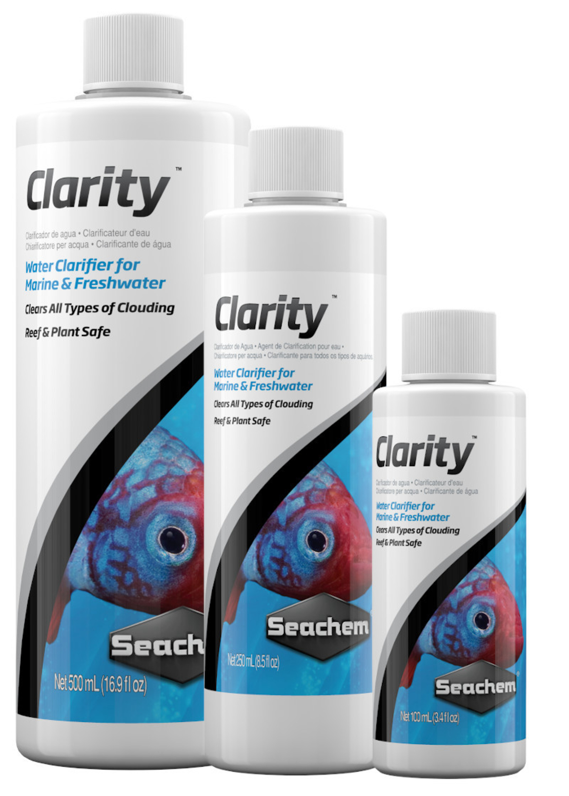מצליל מים קלריטי סיכם - Seachem Clarity Water Clarifier