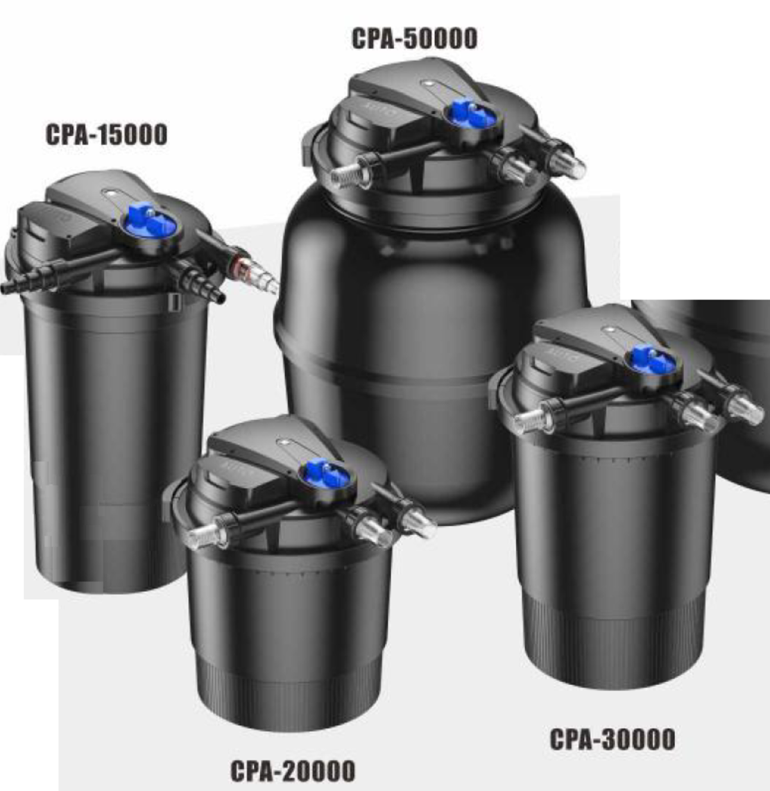 פילטר לחץ לבריכות נוי דגם CPA 30000 סאן סאן 12,000 ל/ש - SUNSUN Pond filter CPA 30000