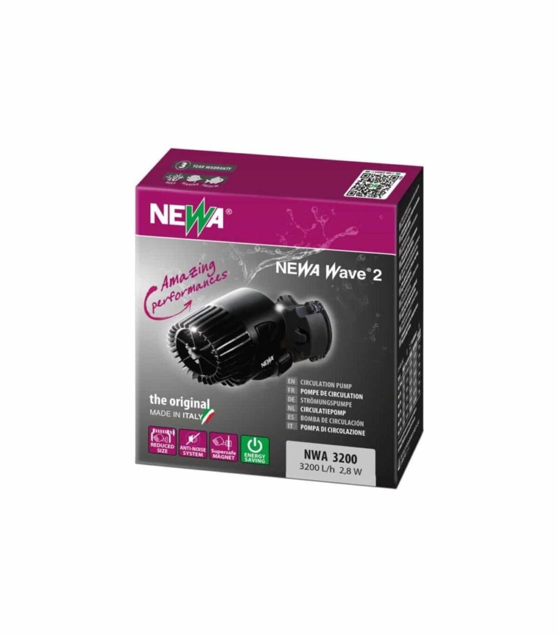 משאבת גלים נווה עד 3,200 ל/ש -  Newa Wave 2 Wave Maker 3200