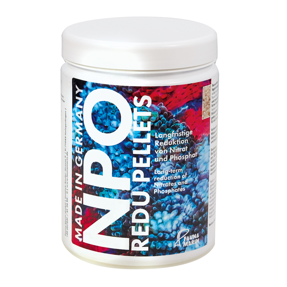 ביופלטס NPO פאונה מארין 700 גרם - Fauna Marin NPO REDU Pellets BioPellets 700 g