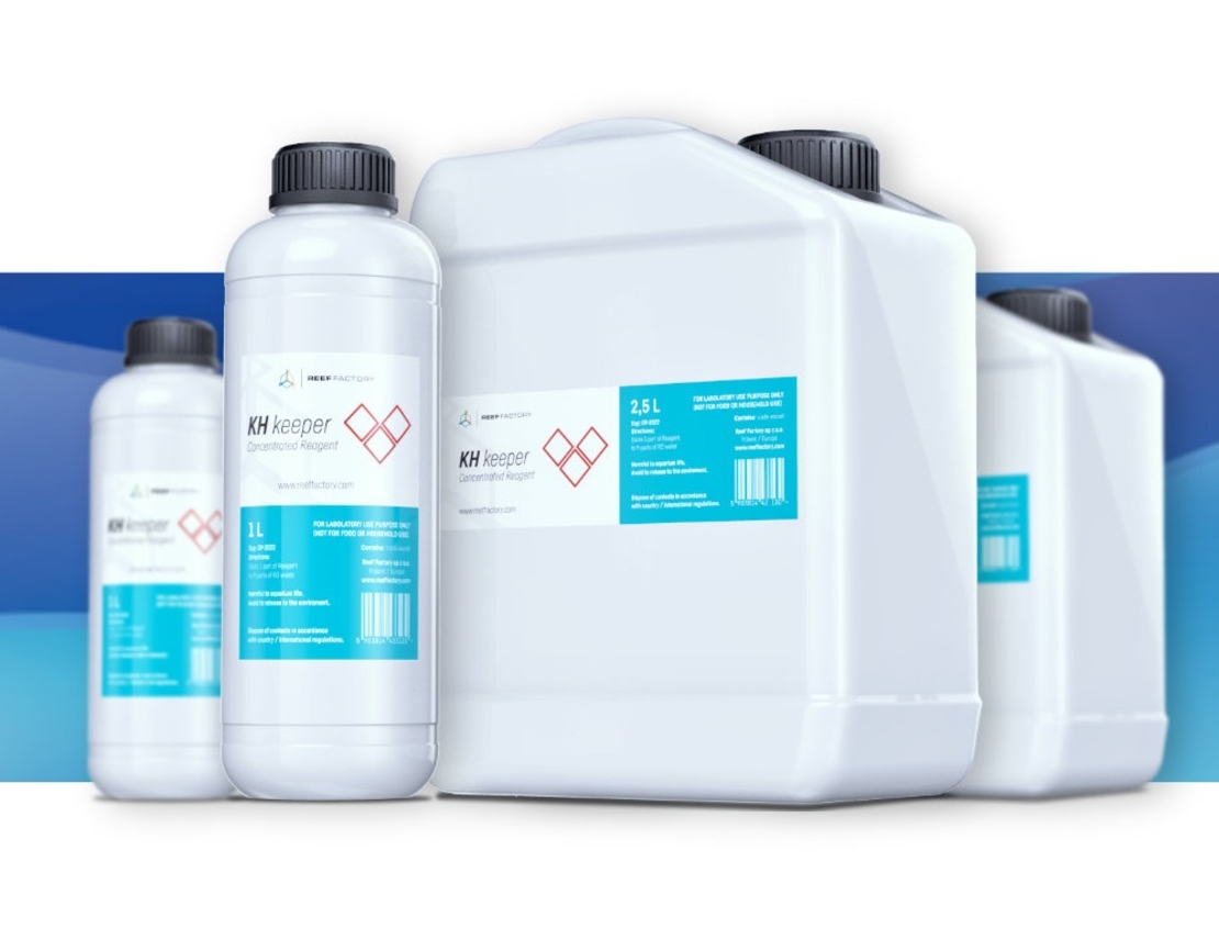 ריגאנט לבקר KH KEEPER ריף פקטורי 2.5 ליטר - REEF FACTORY Reagent Kh keeper