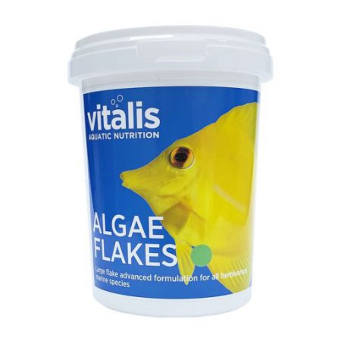 מזון דגים אלגי פלייקס דפים 40 גרם ויטליס - Vitalis Algea Flakes 40g