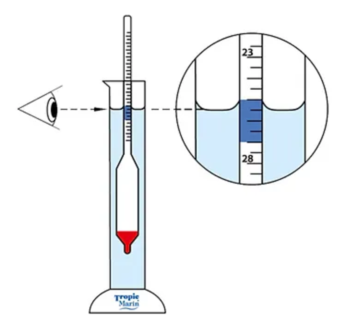 הידרומטר מצוף מד מליחות מדויק טרופיק - Tropic Marin Precision Hydrometer Salinity Tester buoy