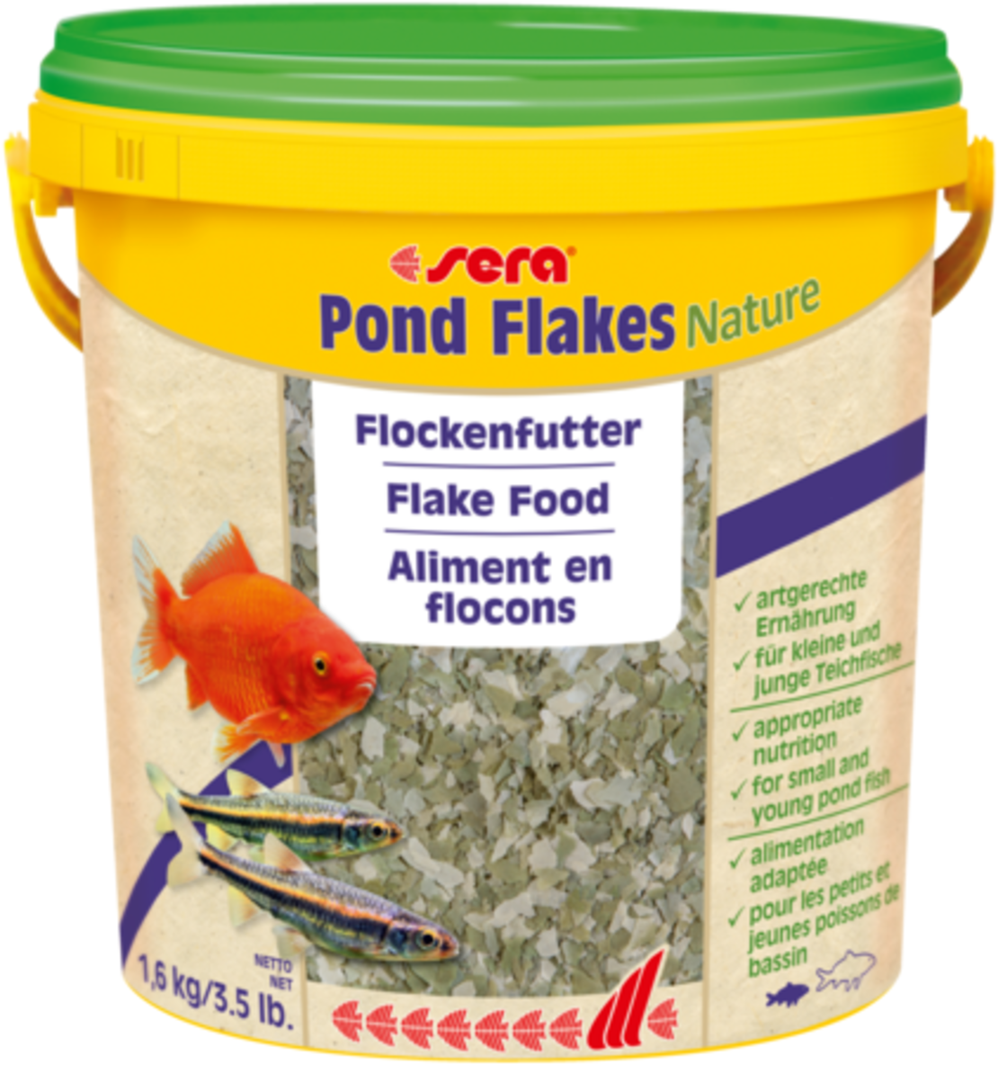 סרה פונד נייצ'ר דפים 10 ליטר -  Sera Pond Flakes Nature 10 L