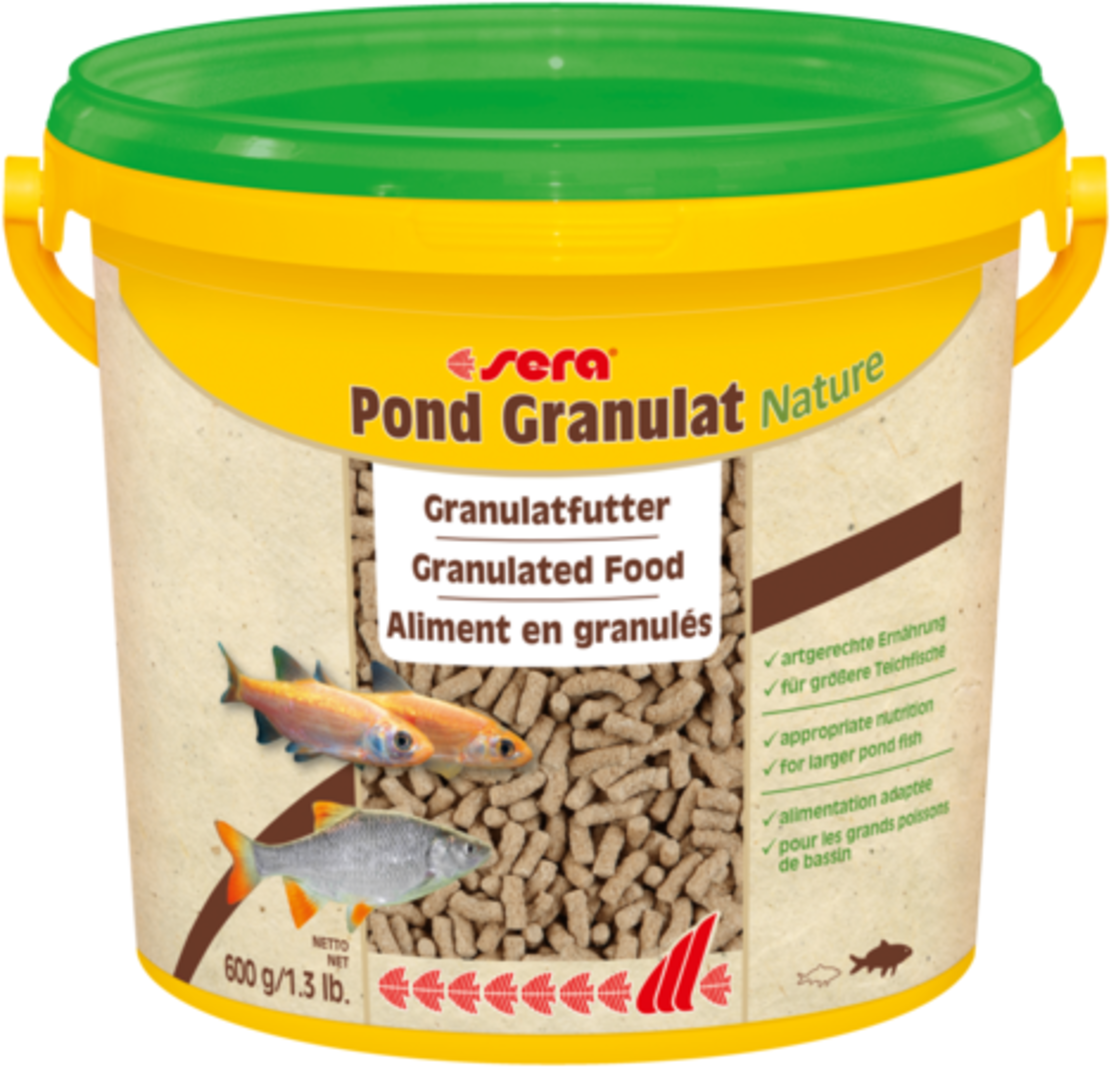 סרה פונד גרנולט נייצ'ר  3.8 ליטר  - Sera Pond Granulat Nature 3.8 L
