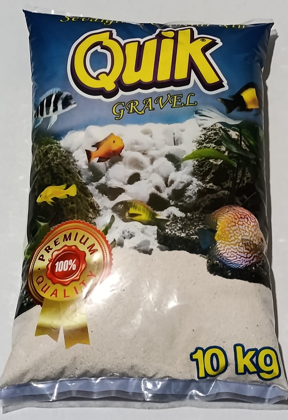 מצע חול צדפות ארגונייט לבן 10 ק