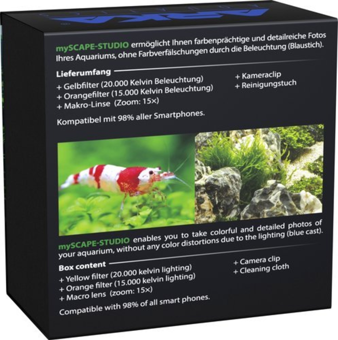 ערכת צילום למים מתוקים מיקרוב ליפט -  MICROBE LIFT myScape Studio
