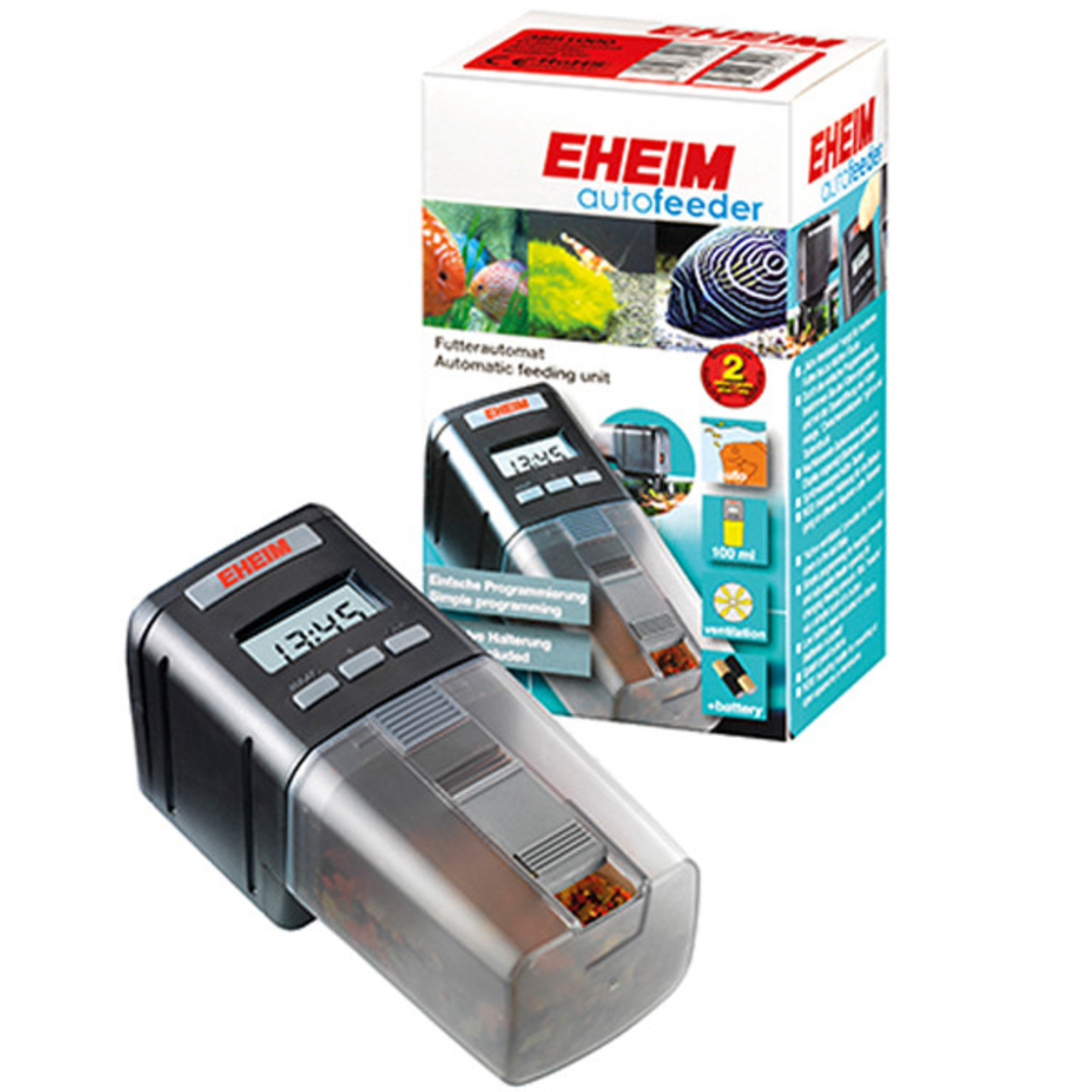 מאכיל אוטומטי אהיים עם אוורור מובנה -EHEIM  Automatic feeder