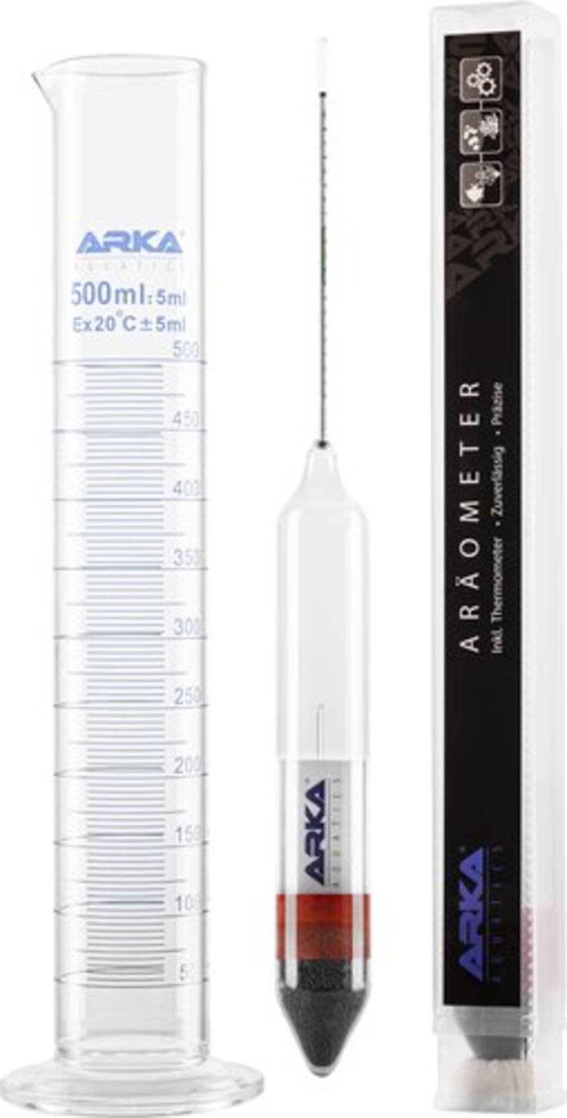 הידרומטר מצוף מד מליחות מדויק ארקה - ARKA Hydrometer Salinity Tester buoy