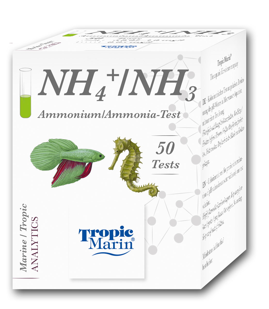 בדיקת אמוניה NH4+/NH3 טרופיק מארין - Tropic Marin Ammonium/Ammonia Test