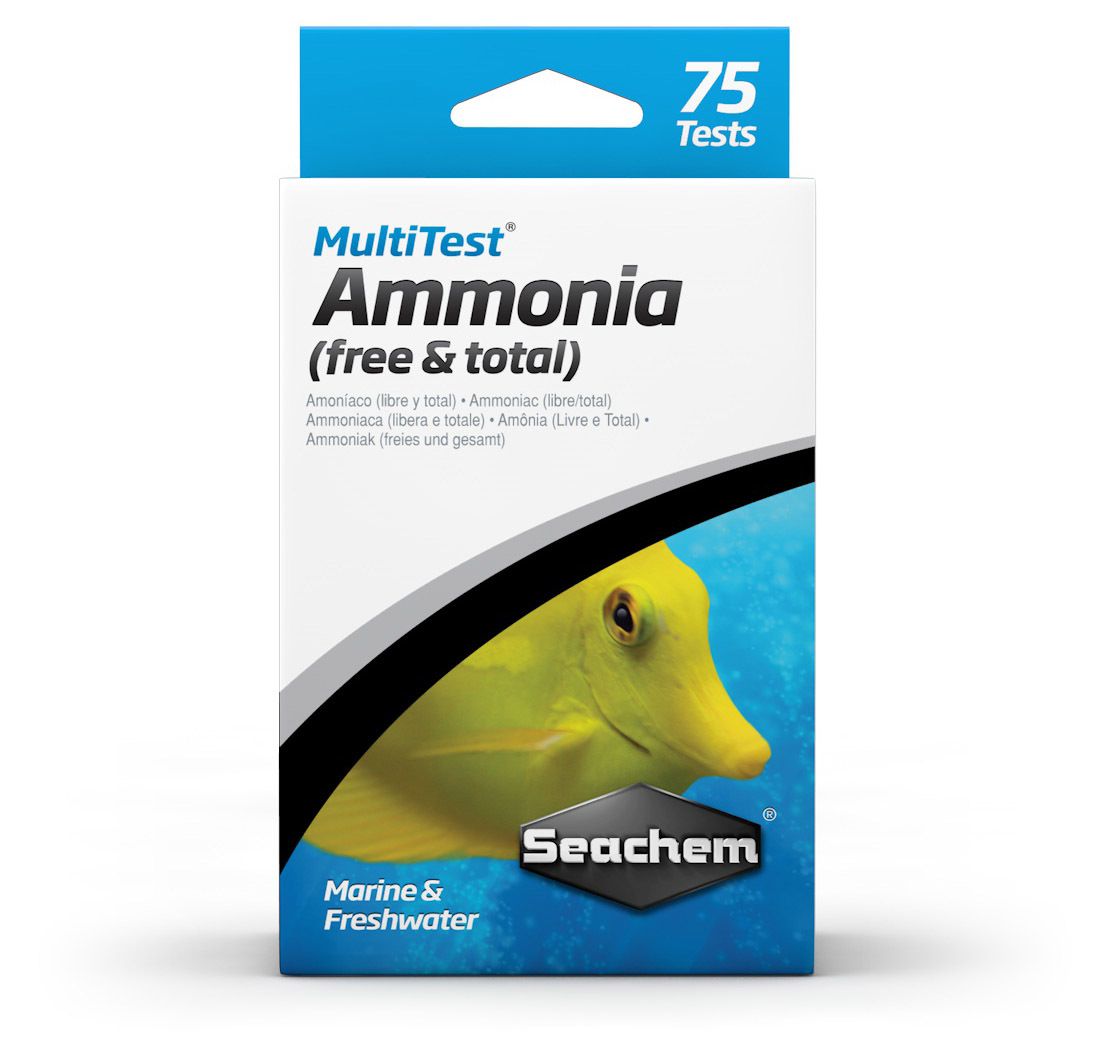 ערכת בדיקה אמוניה NH3 NH4+ סיכם - Seachem Ammonia NH3 and NH4+ Test Kit