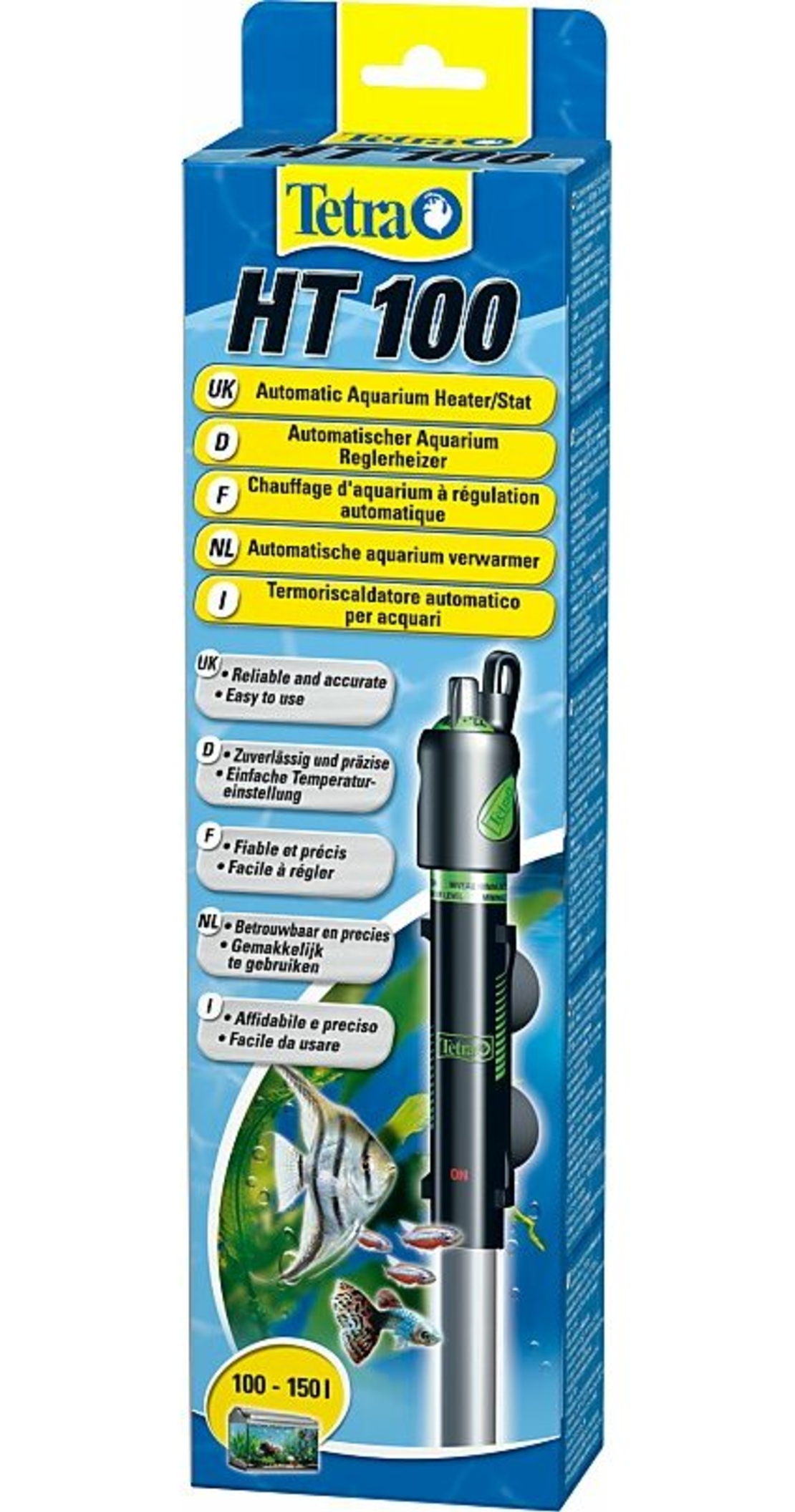 טטרה גוף חימום עם טרמוסטט 100W