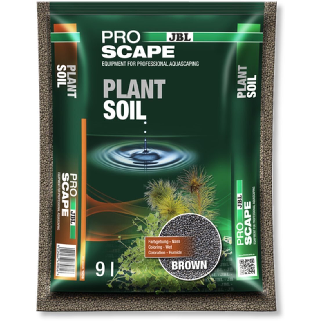 מצע לצמחיה JBL פרוסקייפ חום 9 ליטר - JBL PROSCAPE PLANT SOIL BROWN 9L