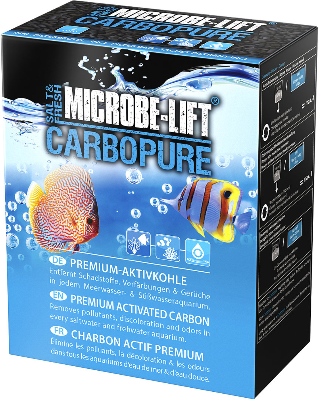 מיקרובליפט פחם קרבופיור לריף ומרינה  - MICROBE LIFT CARBOPURE