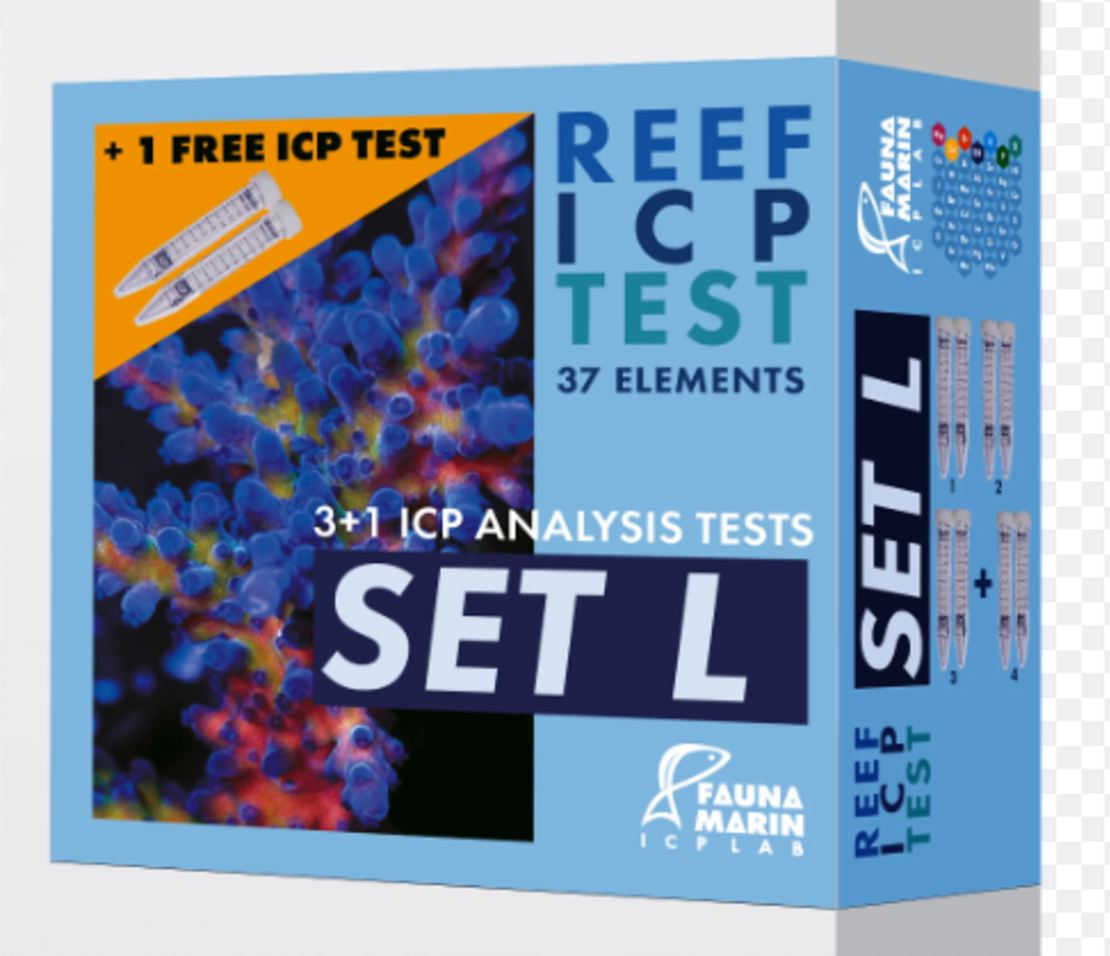 בדיקות מעבדה ICP פאונה מארין 4 יחידות - Fauna Marine ICP 4 units